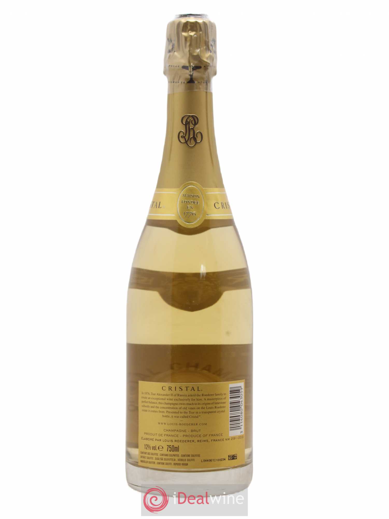 Cristal Louis Roederer 2009 - Lot de 1 bouteille - 1