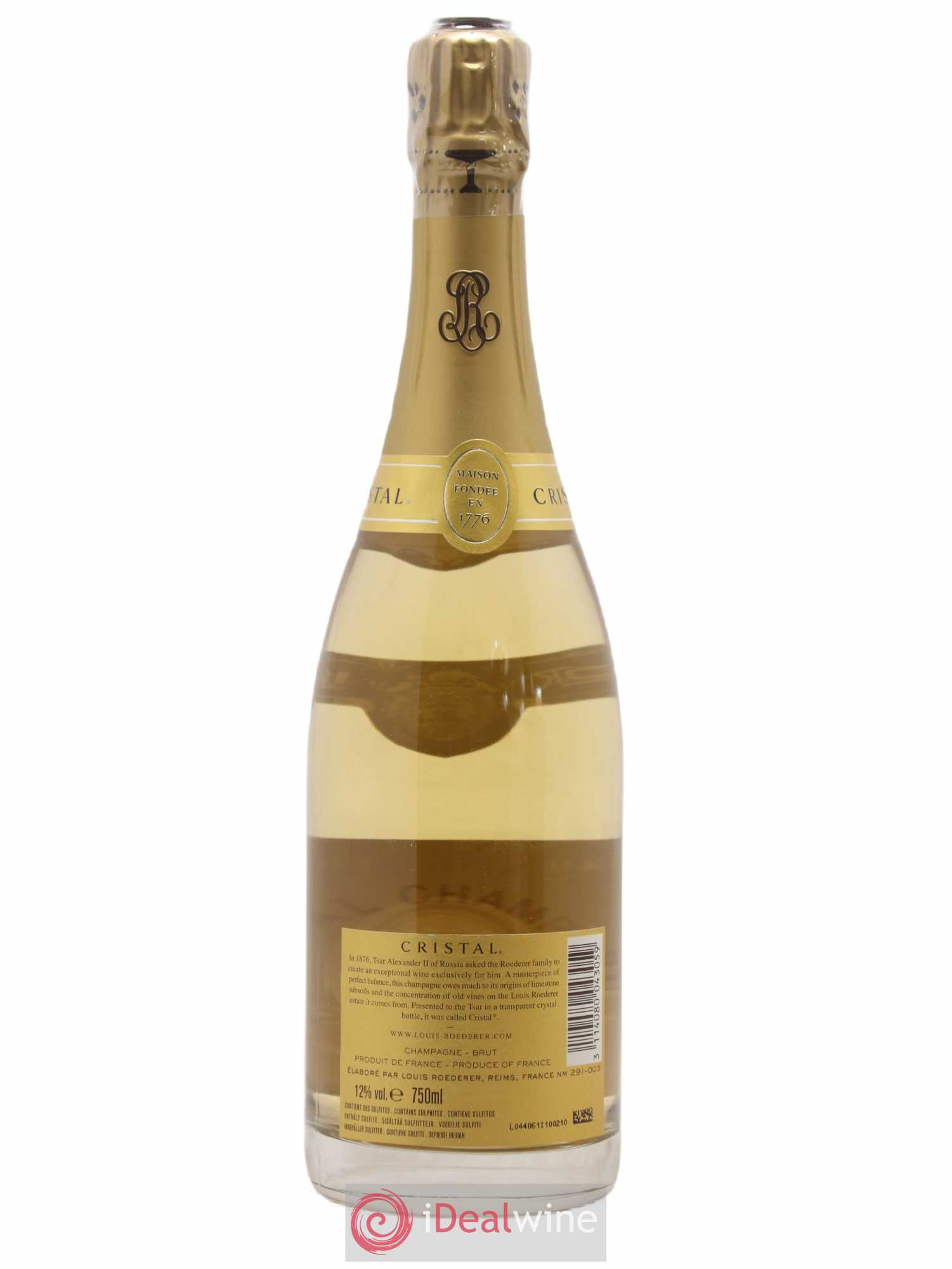 Cristal Louis Roederer 2009 - Lot de 1 bouteille - 1