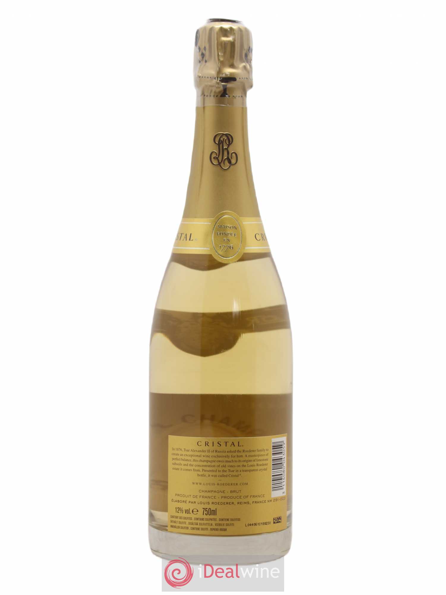 Cristal Louis Roederer 2009 - Lot de 1 bouteille - 1