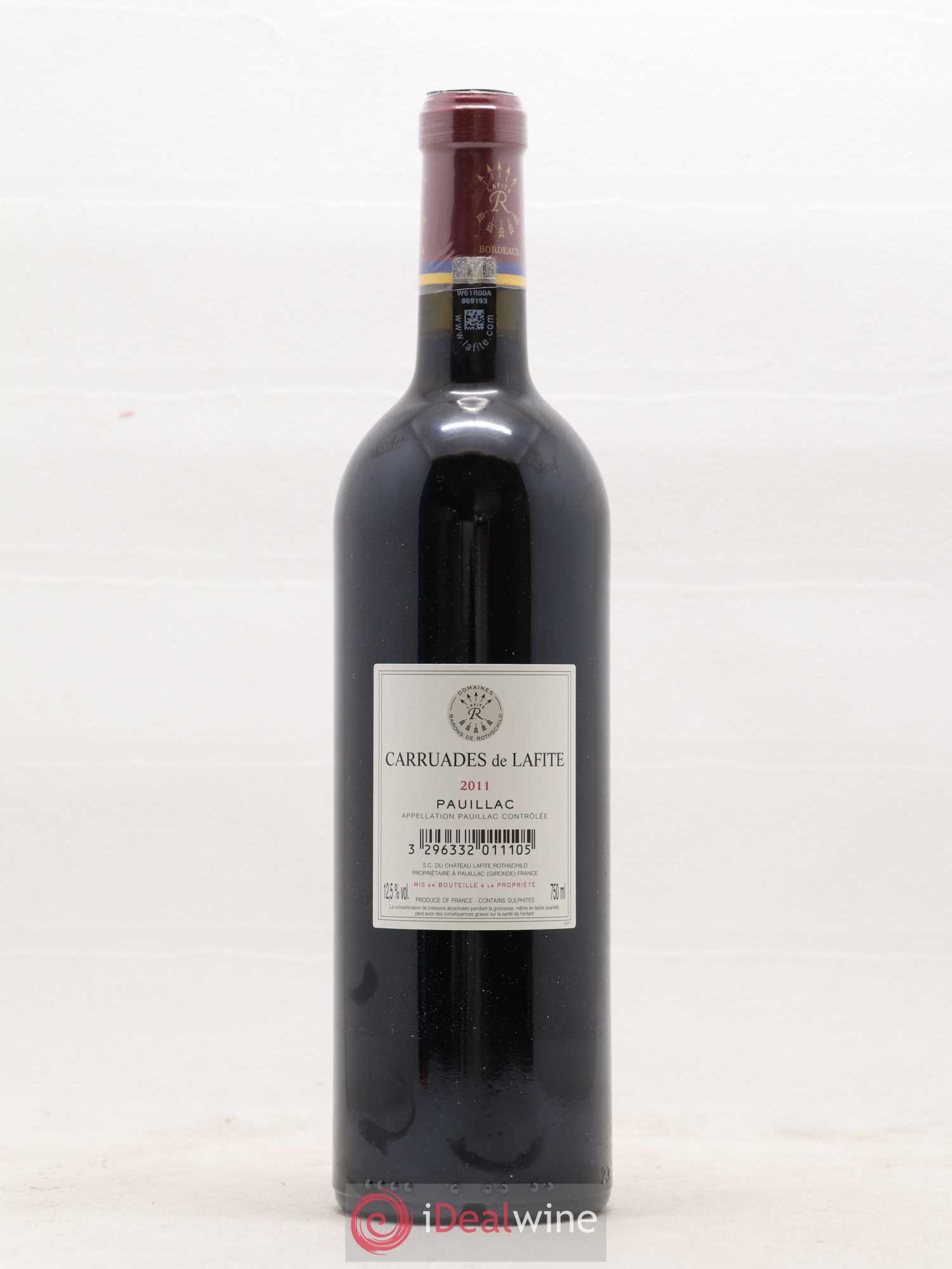 Carruades de Lafite Rothschild Second Vin 2011 - Lot de 1 bouteille - 1