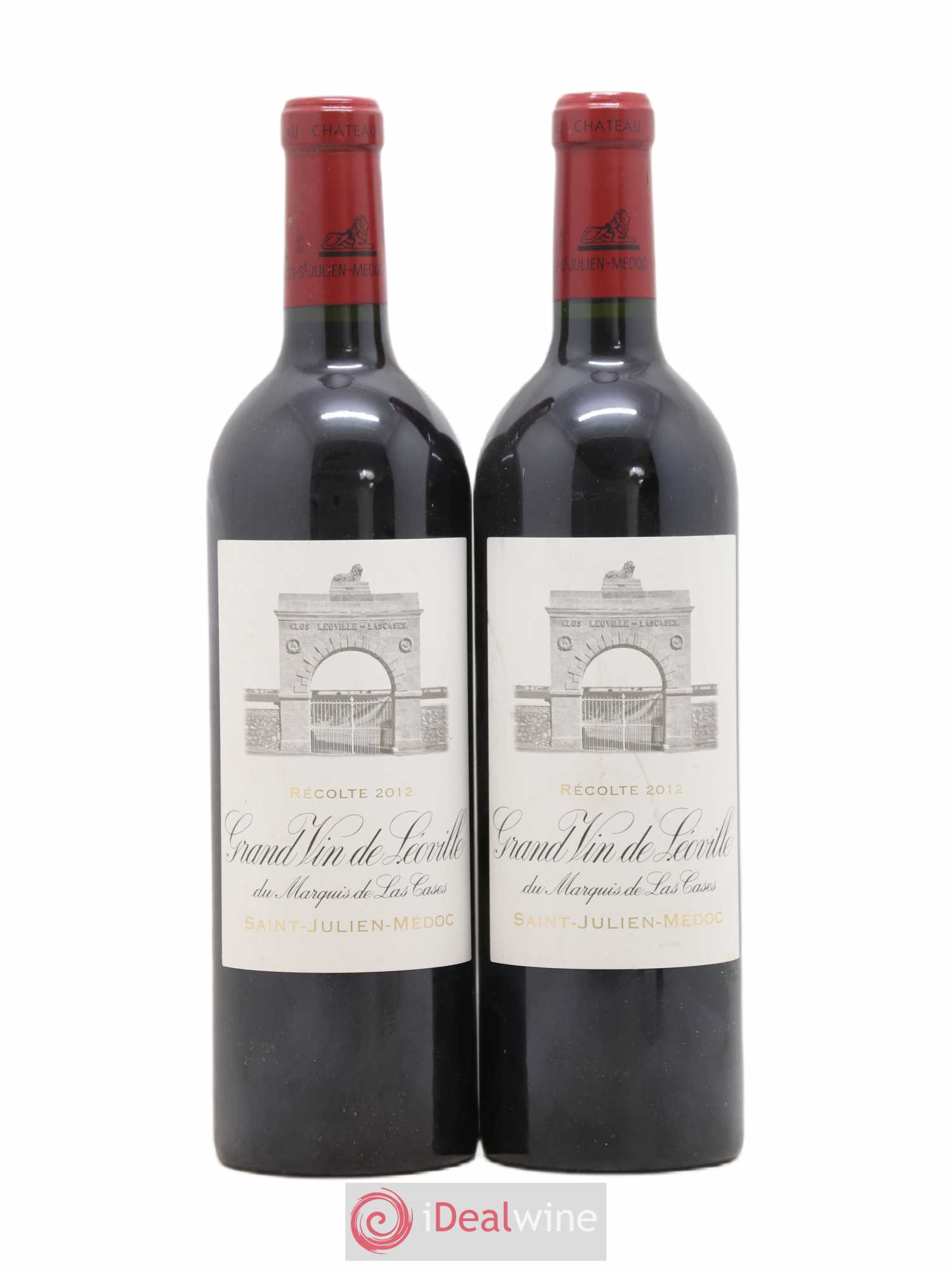 Château Léoville Las Cases 2ème Grand Cru Classé 2012 - Lot de 2 bouteilles - 0