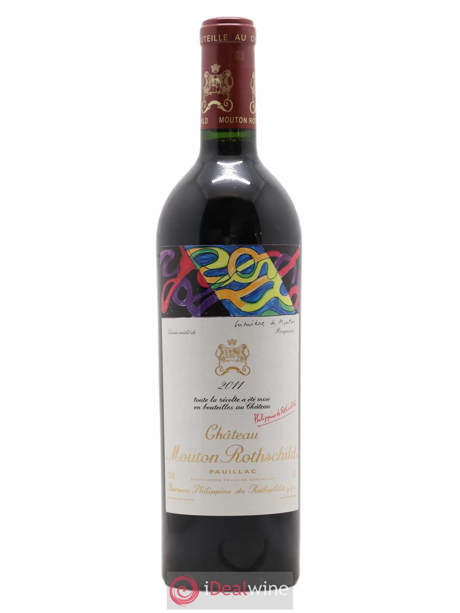 Château Mouton Rothschild 1er Grand Cru Classé 2011 - Lot de 1 bouteille - 0