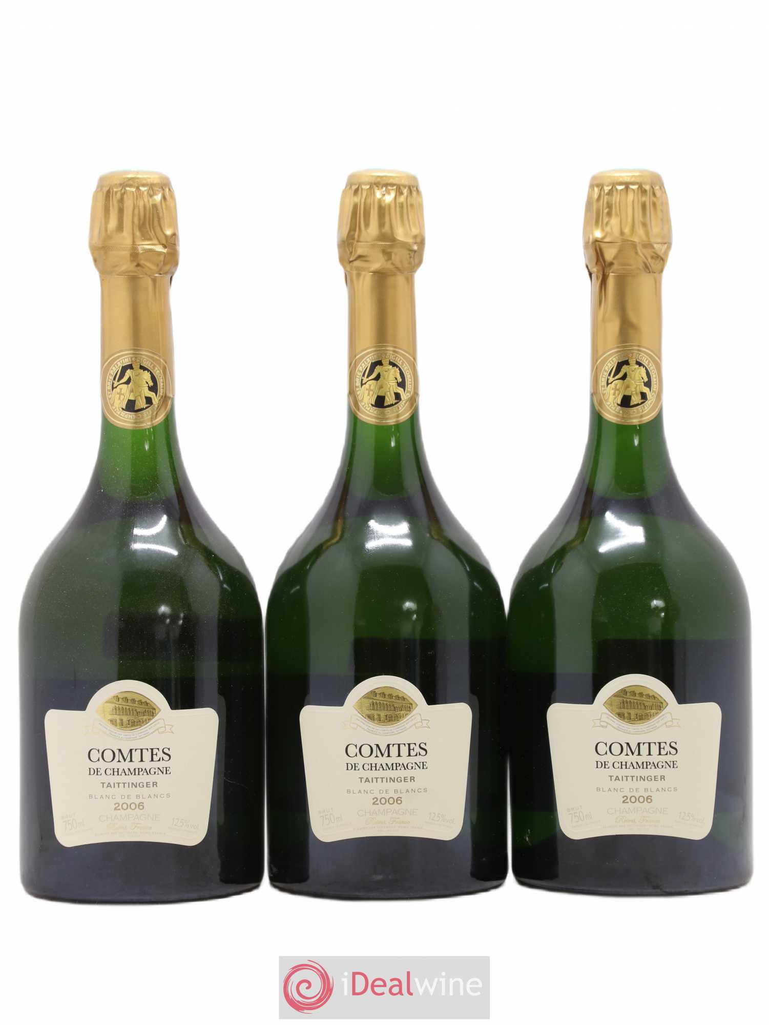 Comtes de Champagne Taittinger 2006 - Lot de 3 bouteilles - 0