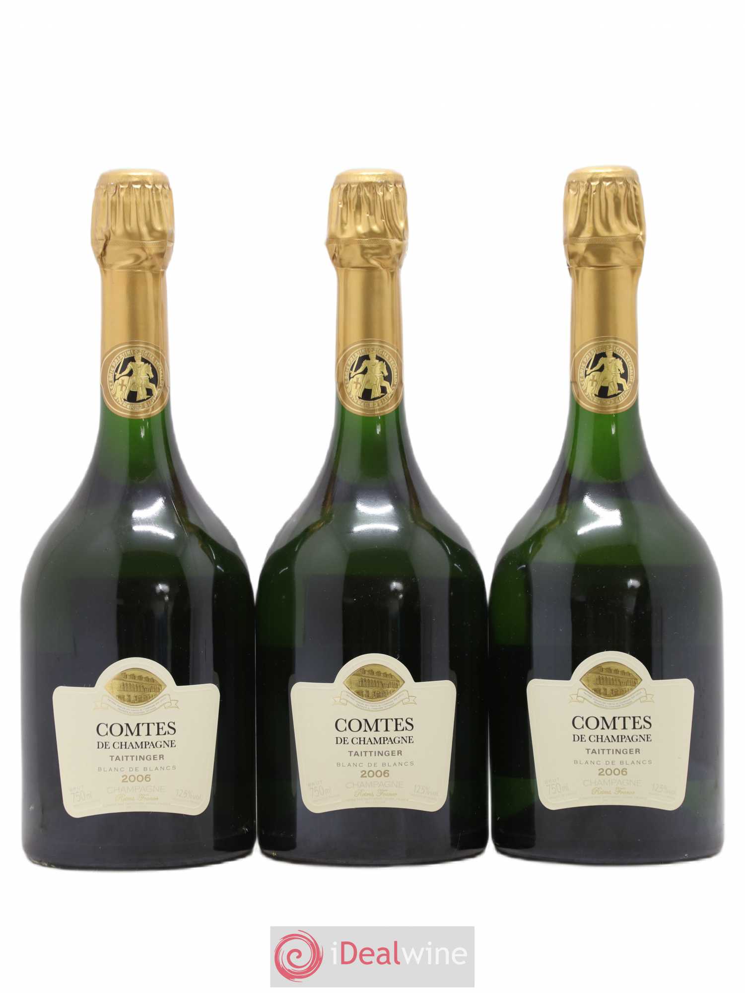 Comtes de Champagne Taittinger 2006 - Lot de 3 bouteilles - 0