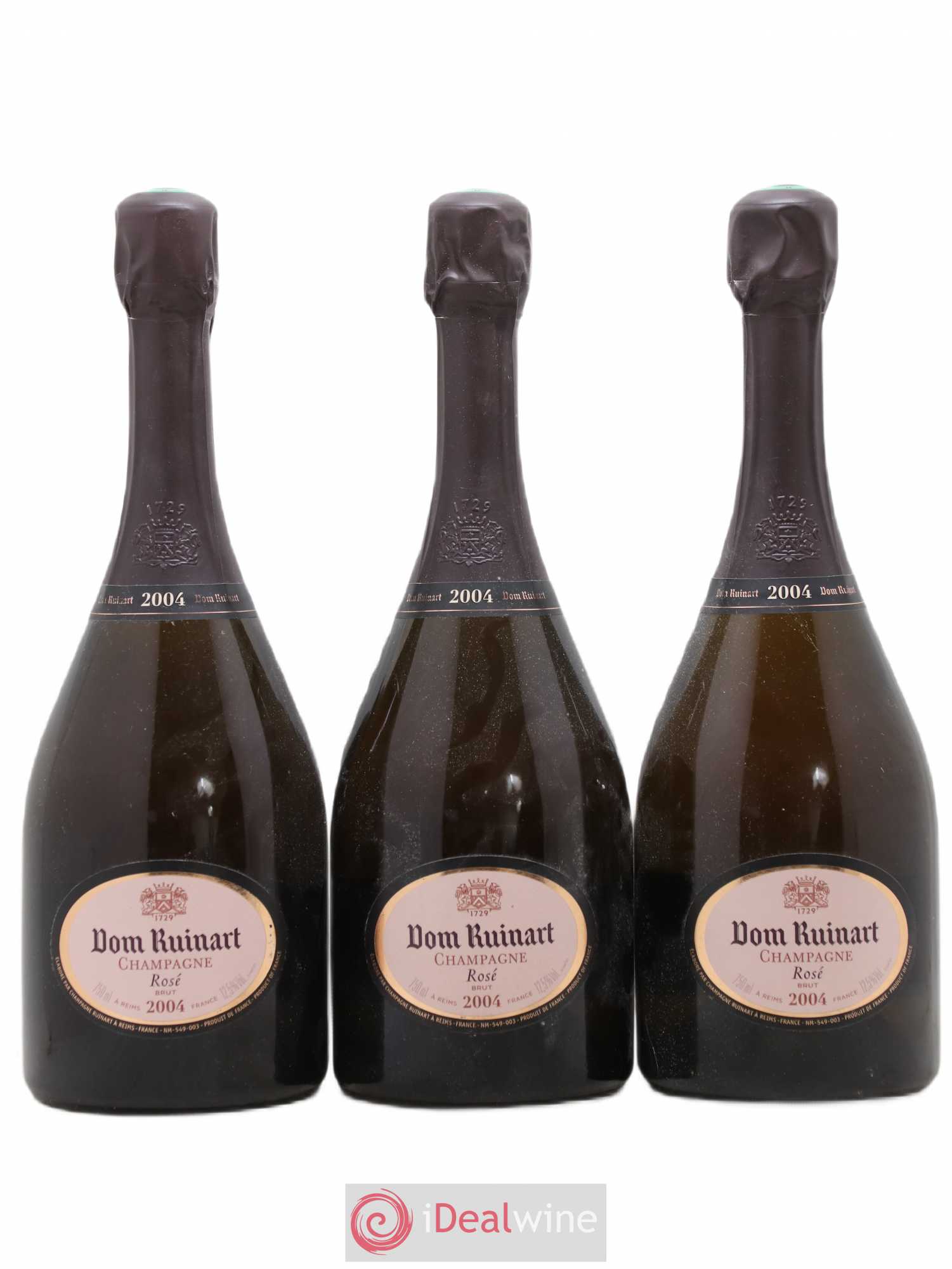 Dom Ruinart Brut Ruinart 2004 - Lot de 3 bouteilles - 0