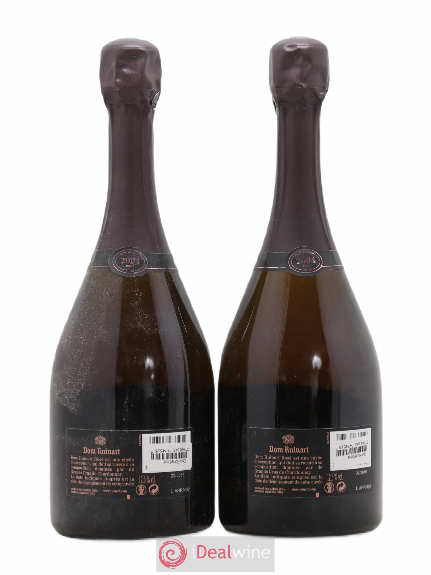 Dom Ruinart Brut Ruinart 2004 - Lot de 2 bouteilles - 1