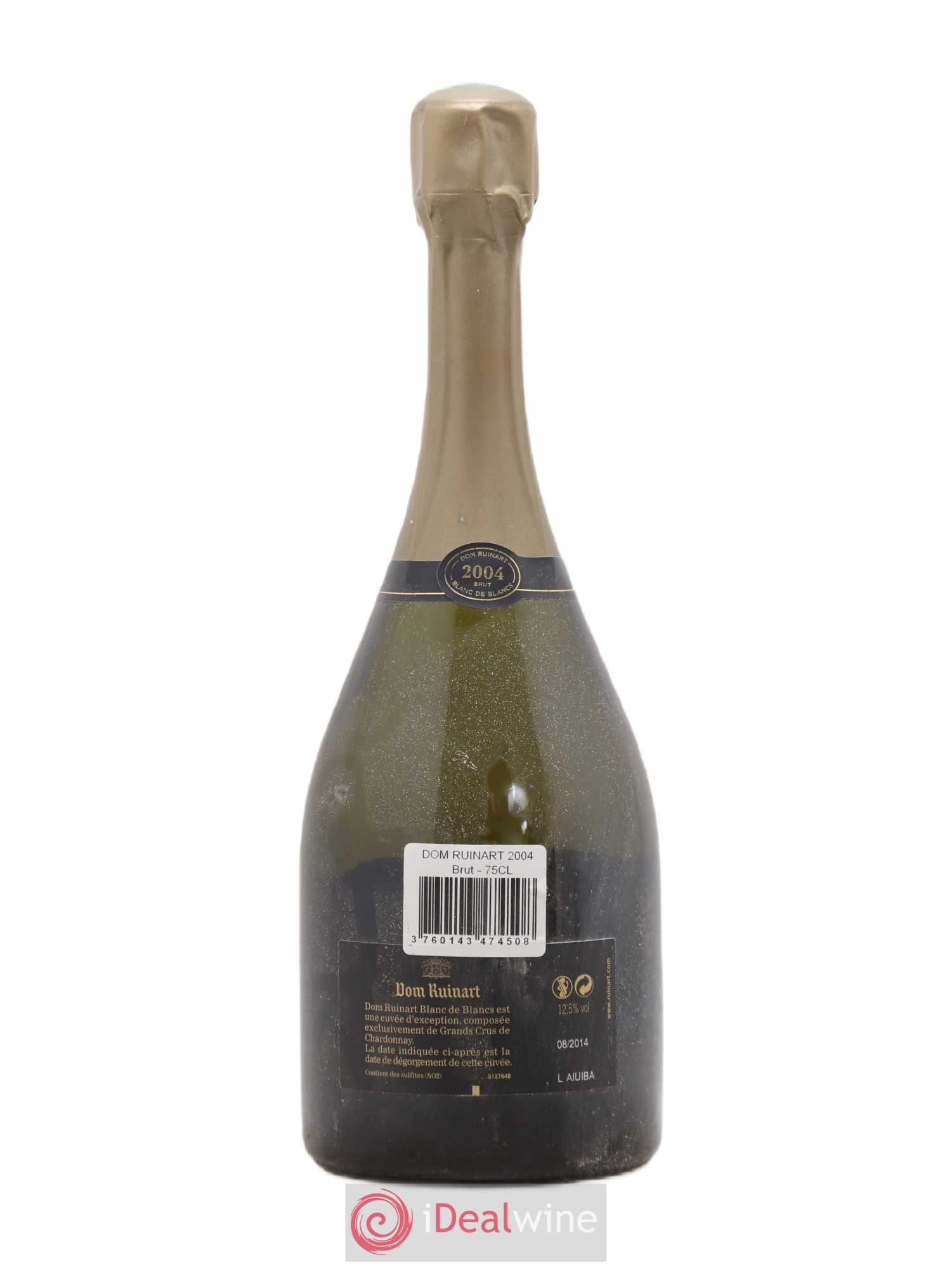 Dom Ruinart Brut Ruinart 2004 - Lot de 1 bouteille - 1
