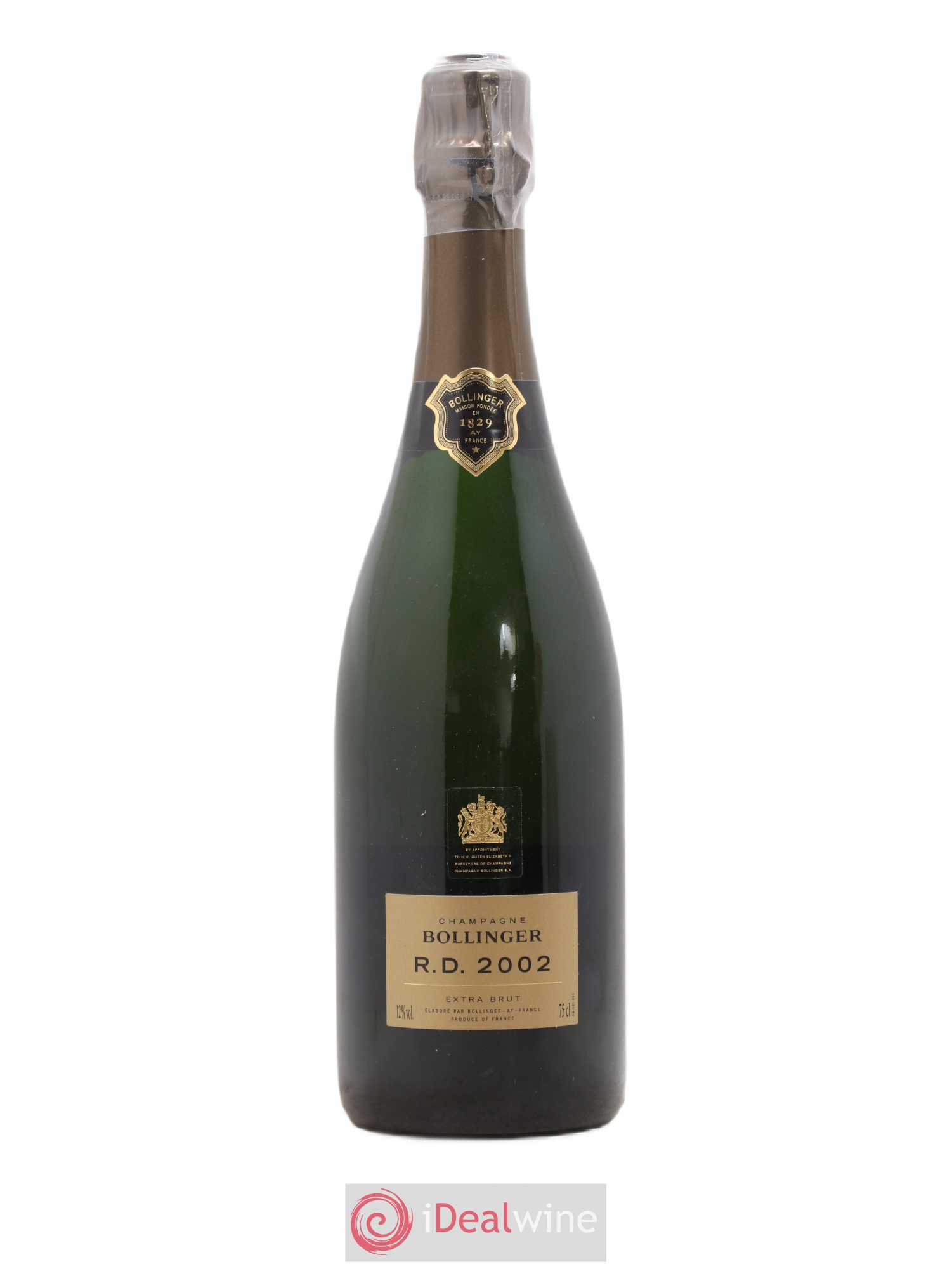 R.D. Extra-Brut Bollinger 2002 - Lot de 1 bouteille - 0