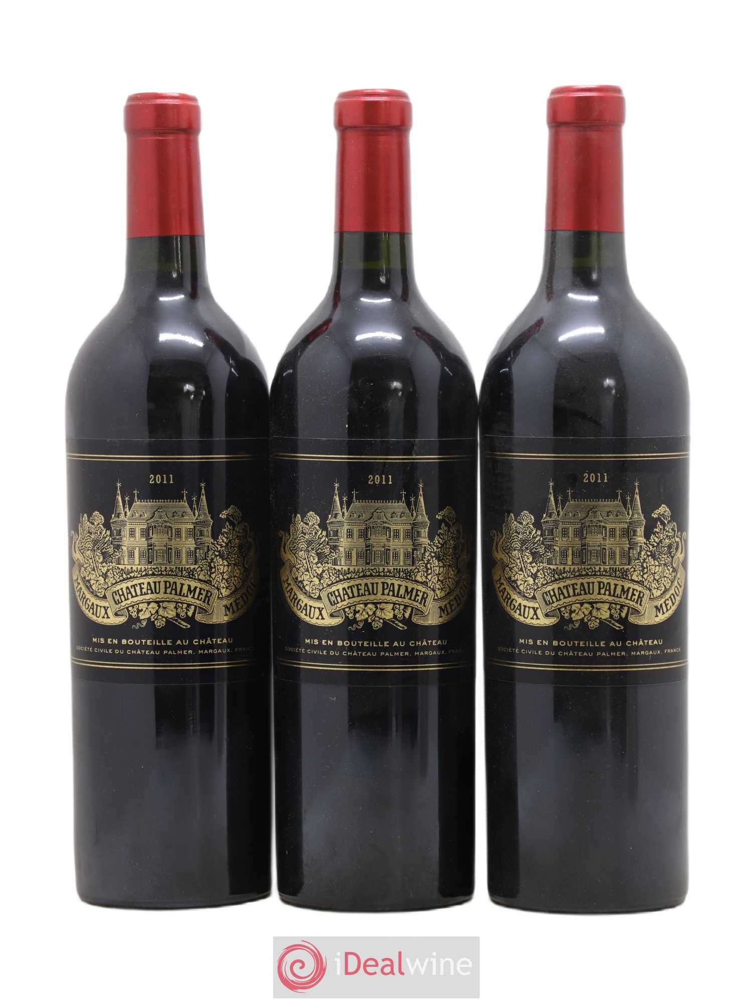 Château Palmer 3ème Grand Cru Classé 2011 - Lot de 3 bouteilles - 0