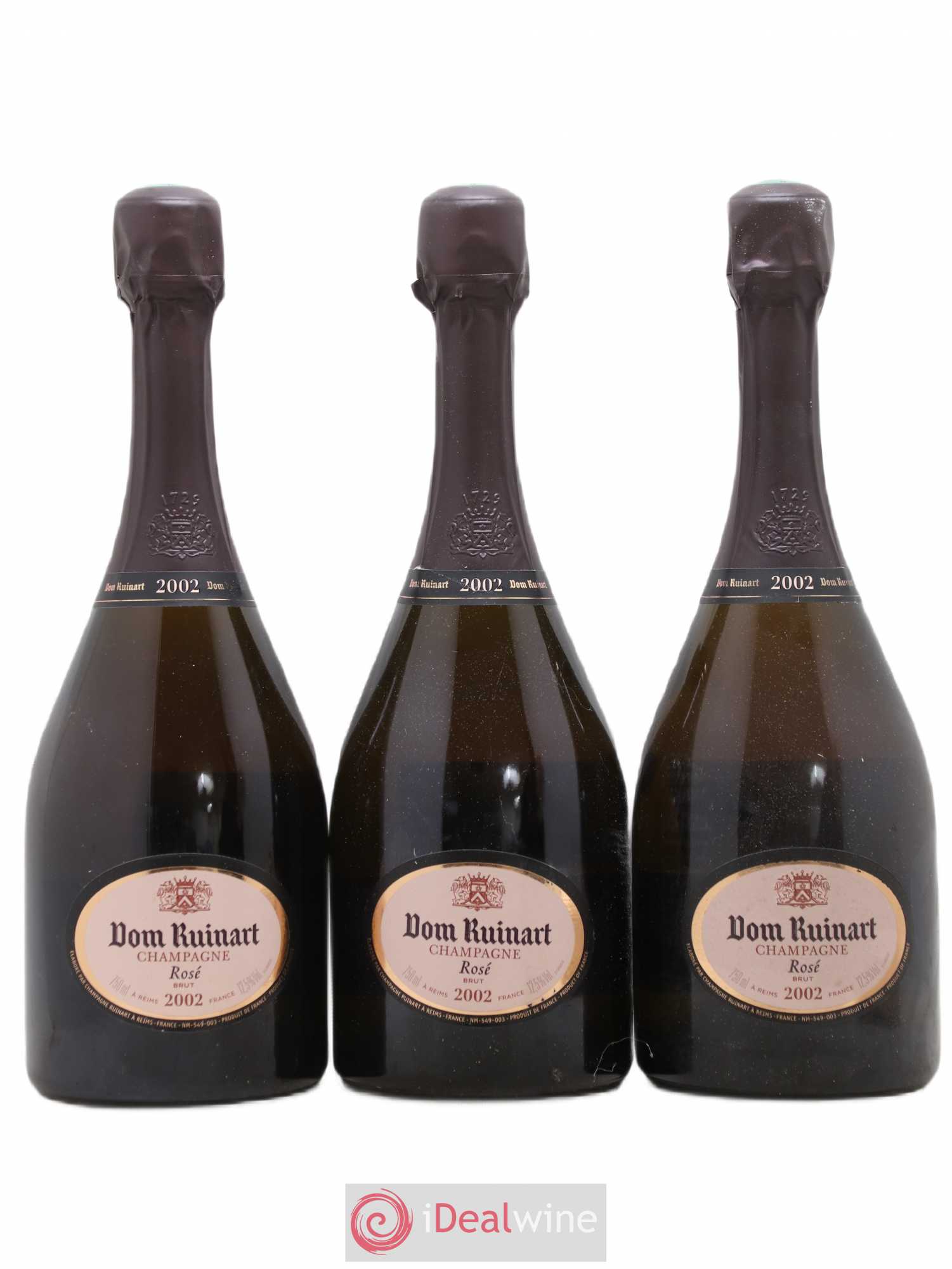 Dom Ruinart Brut Ruinart 2002 - Lot de 3 bouteilles - 0
