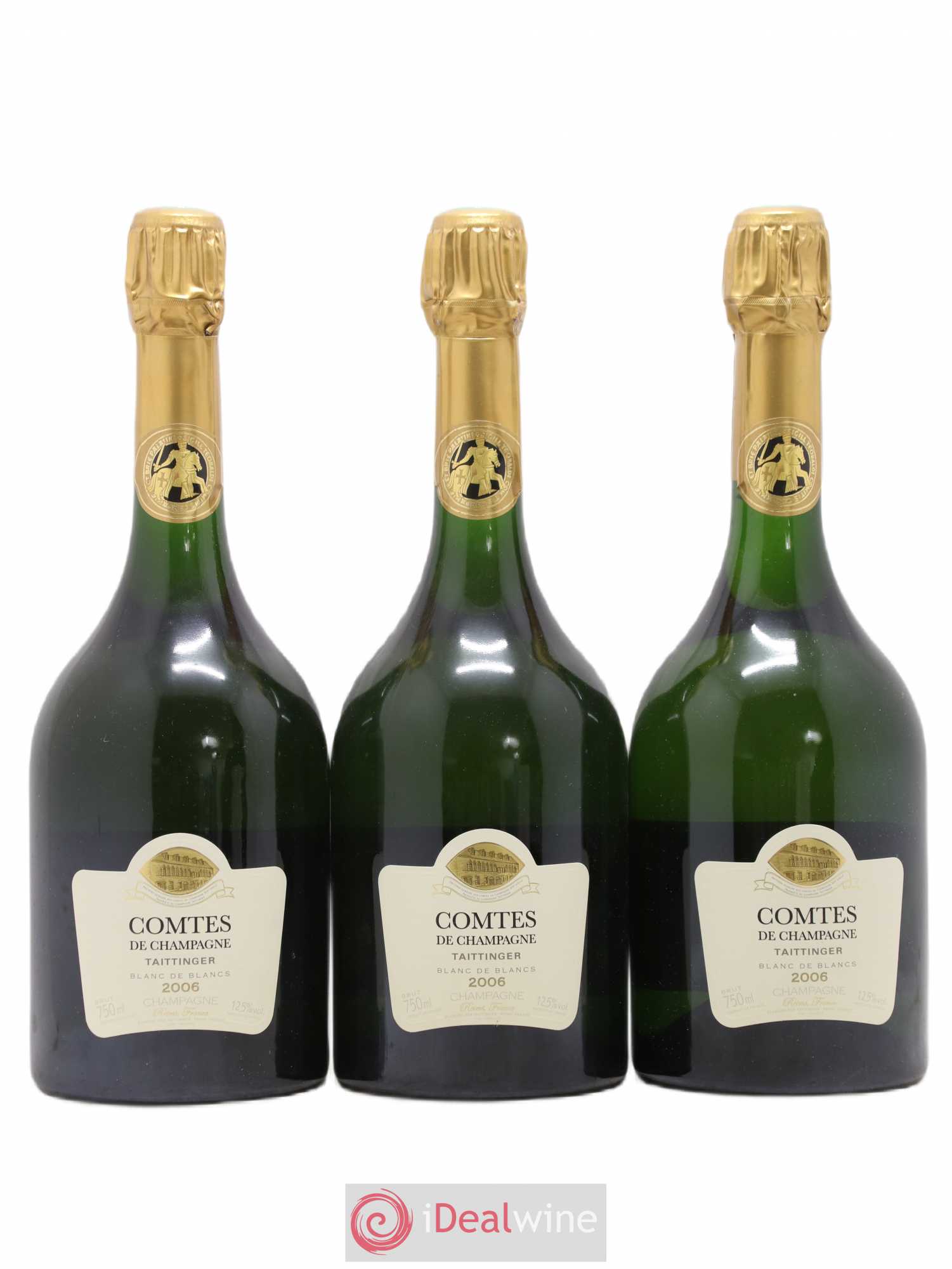 Comtes de Champagne Taittinger 2006 - Lot de 3 bouteilles - 0