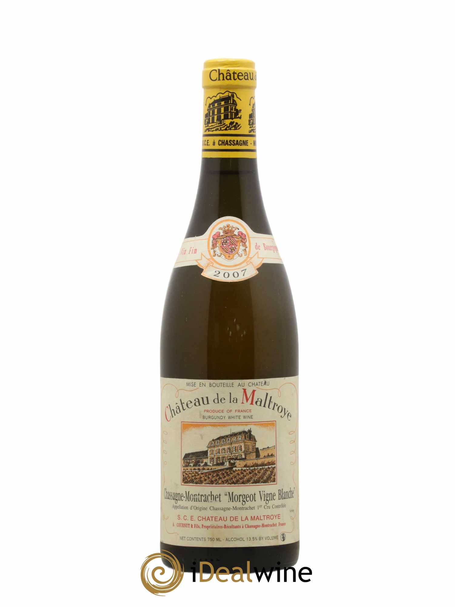 Chassagne-Montrachet 1er Cru Morgeot Vigne Blanche Château de la Maltroye 2007 - Lot de 1 bouteille - 0