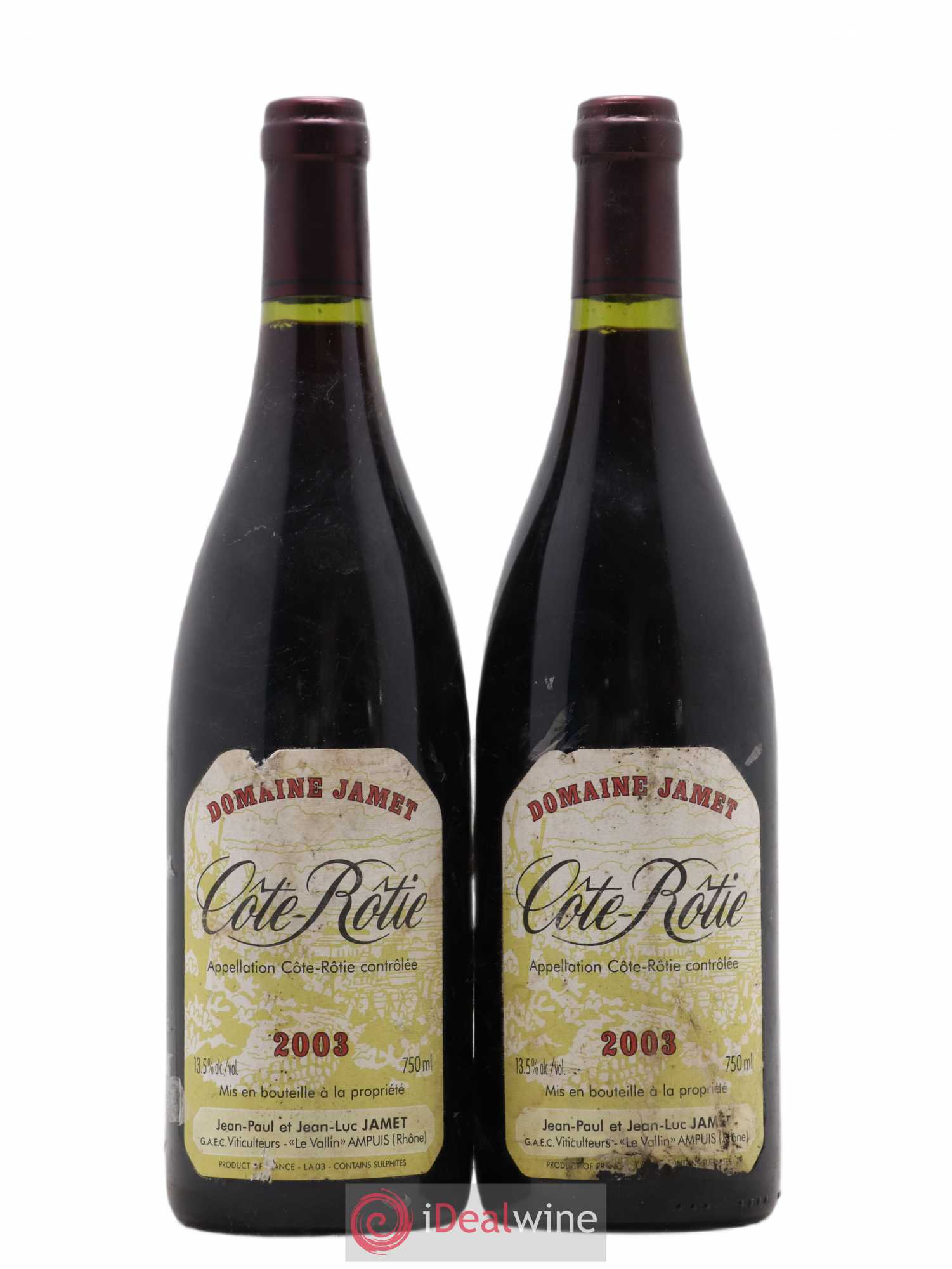 Côte-Rôtie Jamet (Domaine) 2003 - Lot de 2 bouteilles - 0
