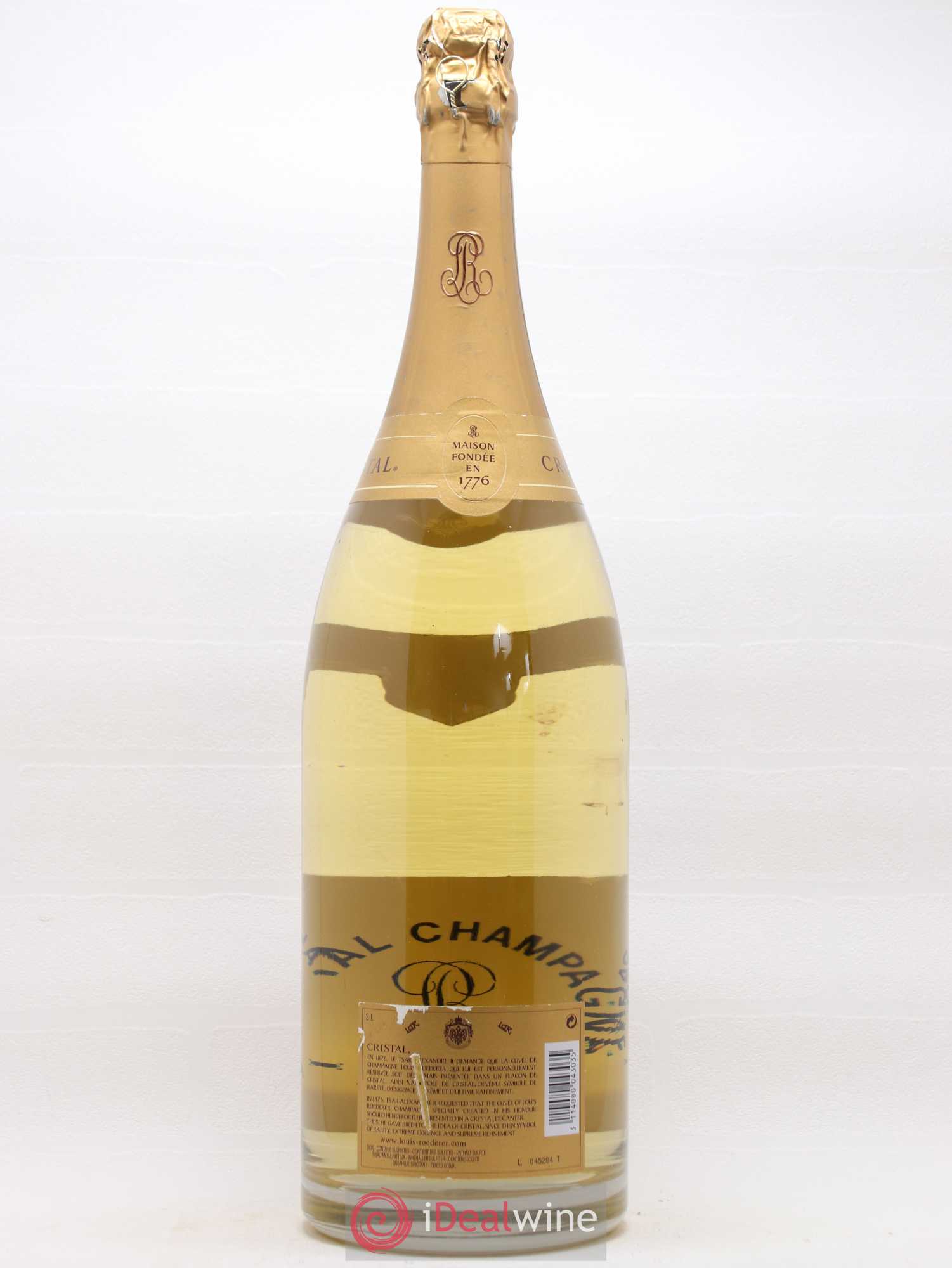 Cristal Louis Roederer 2007 - Lot de 1 double magnum - 1