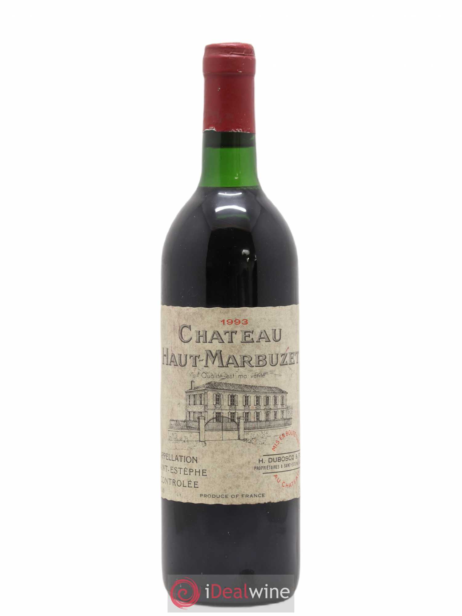 Château Haut Marbuzet 1993 - Lot de 1 bouteille - 0
