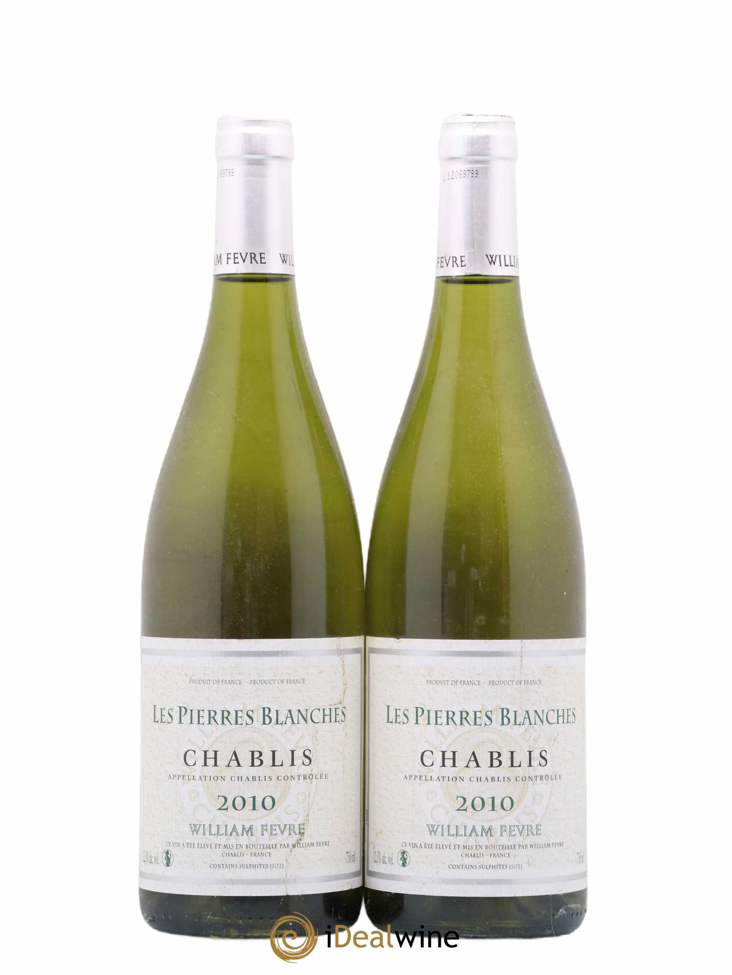 Chablis William Fèvre Les Roches Dorées 2010 - Lot de 2 bouteilles - 0