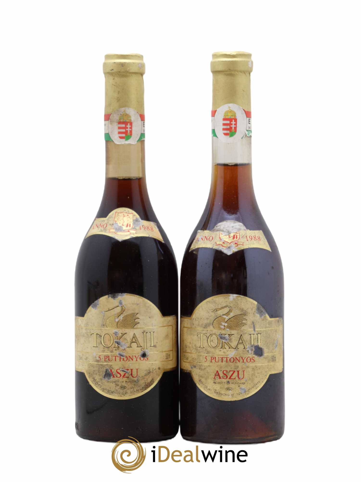 Tokaji Aszu 5 Puttonyos Disznoko (Domaine) 1988 - Lotto di 2 bottiglie - 0