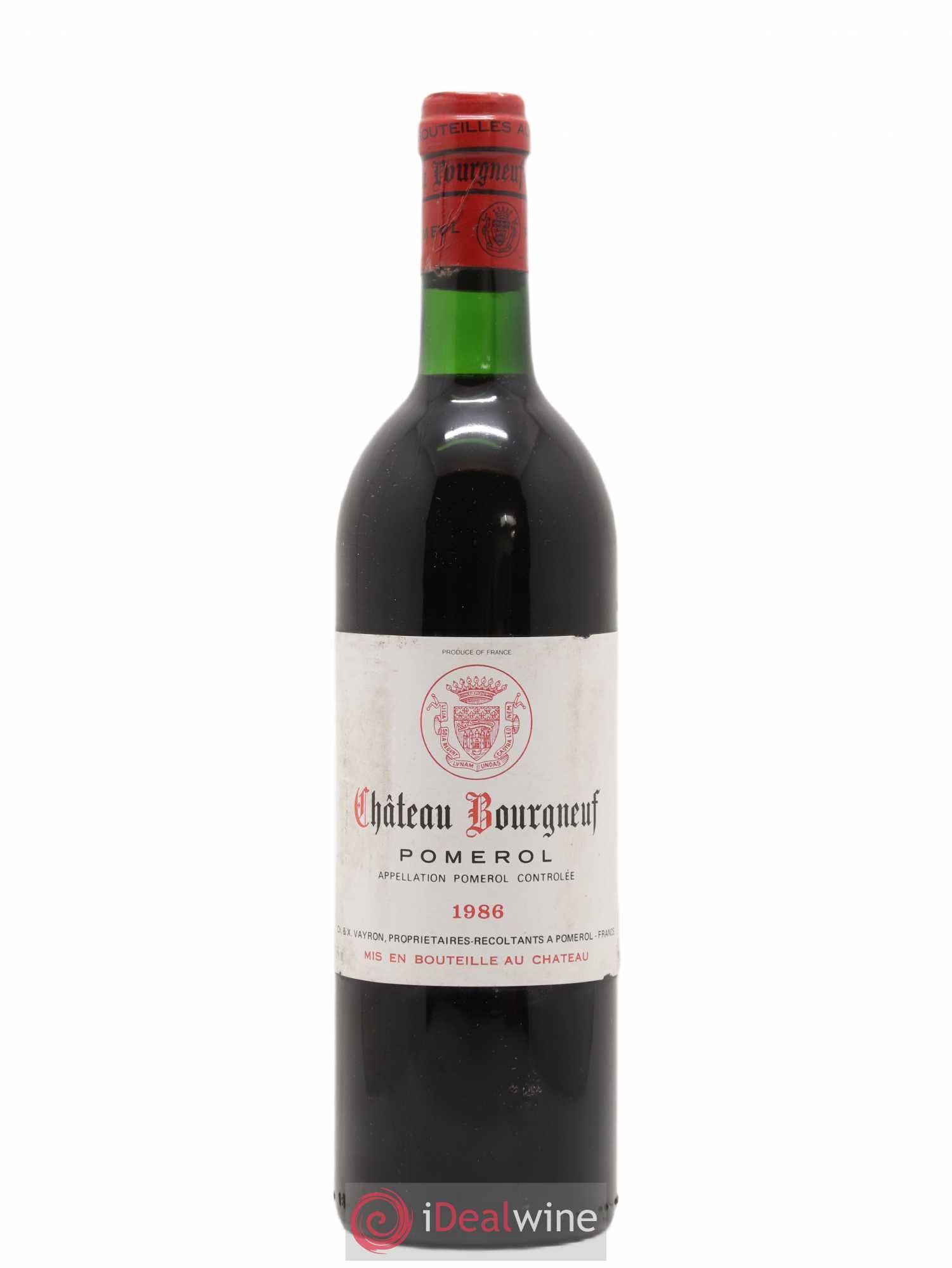 Château Bourgneuf 1986 - Lot de 1 bouteille - 0