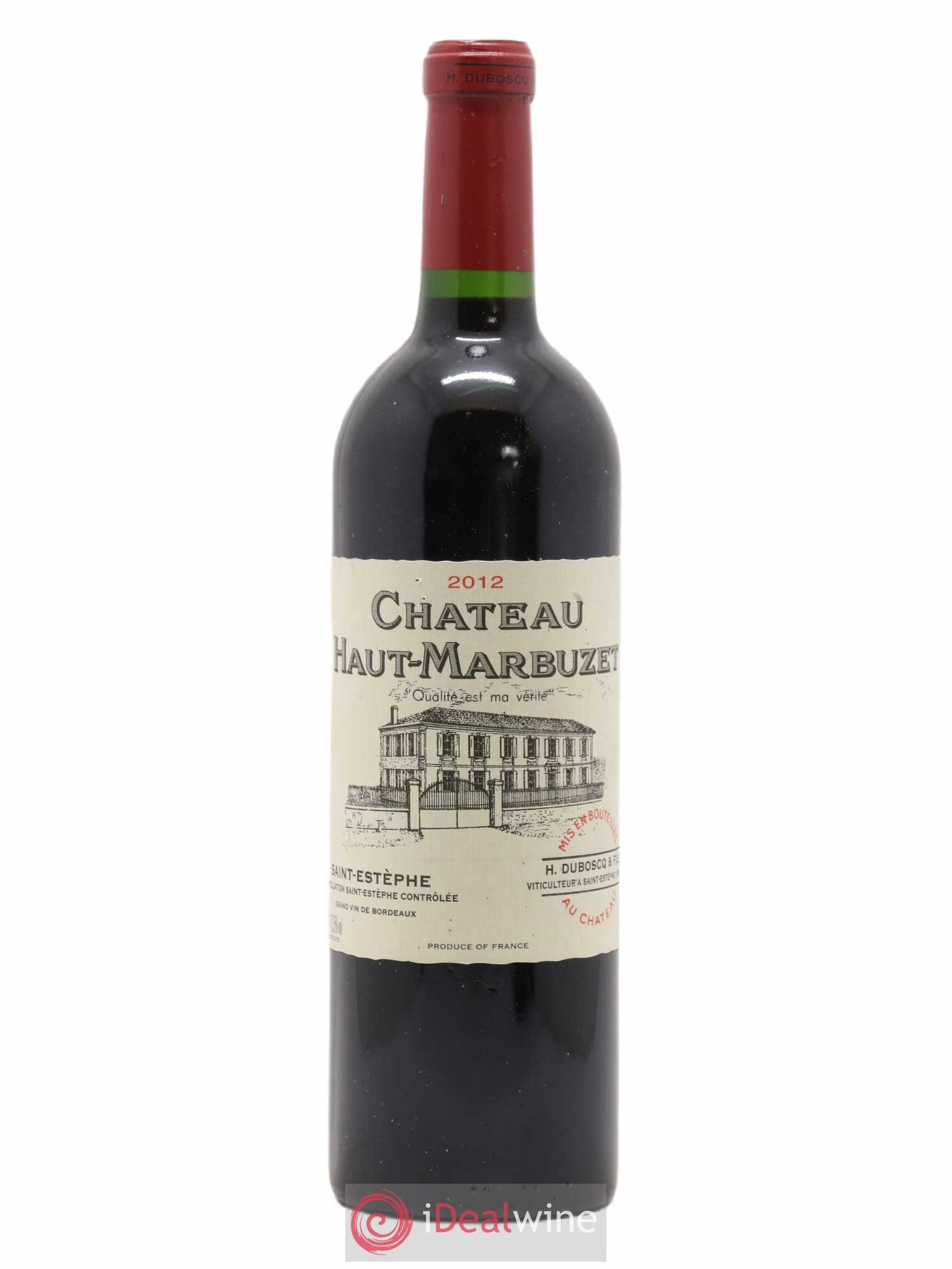 Château Haut Marbuzet 2012 - Lot de 1 bouteille - 0