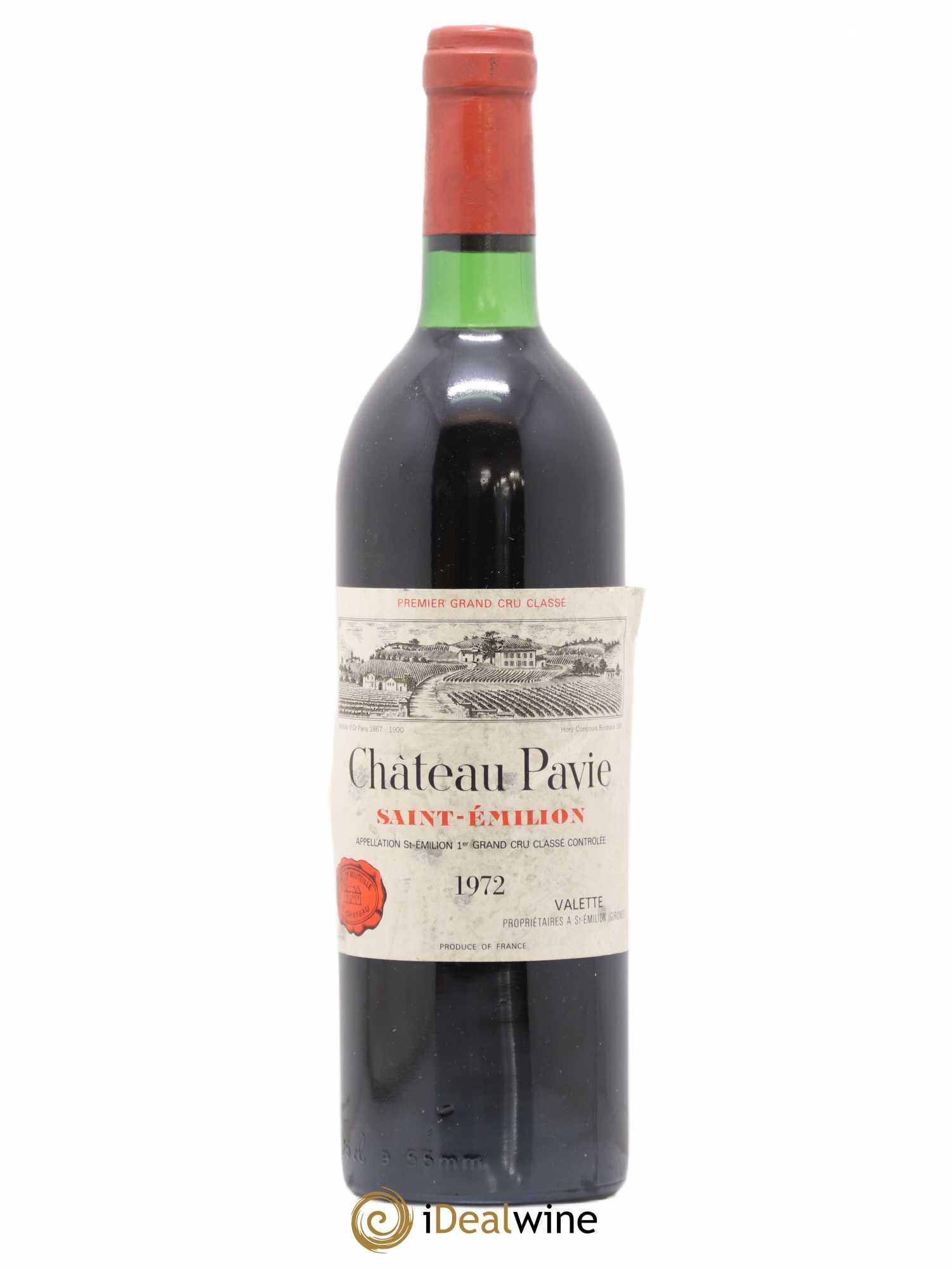 Château Pavie 1er Grand Cru Classé A 1972 - Lot de 1 bouteille - 0