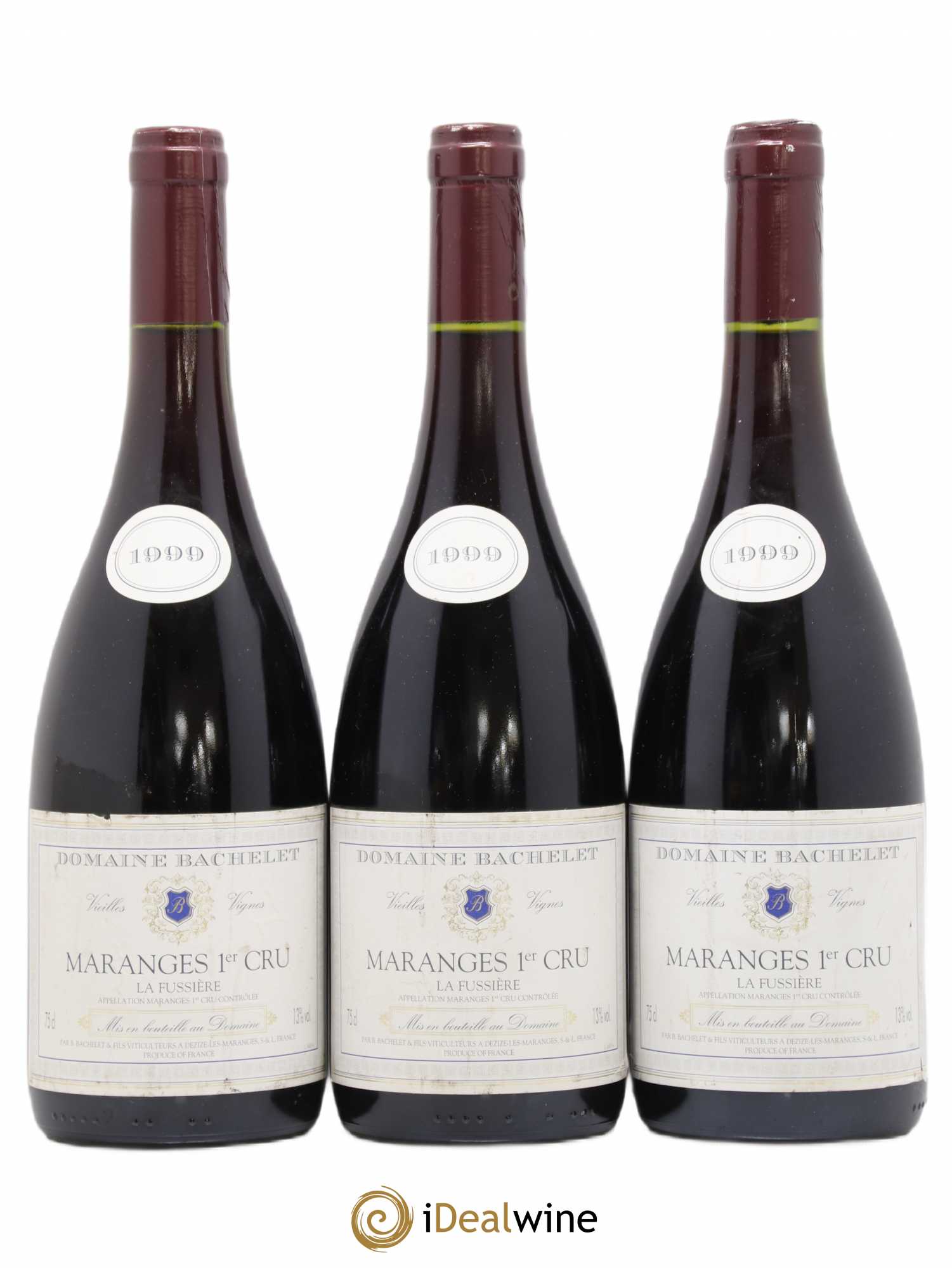 Maranges 1er Cru La Fussière Domaine Bernard Bachelet 1999 - Posten von 3 Flaschen - 0