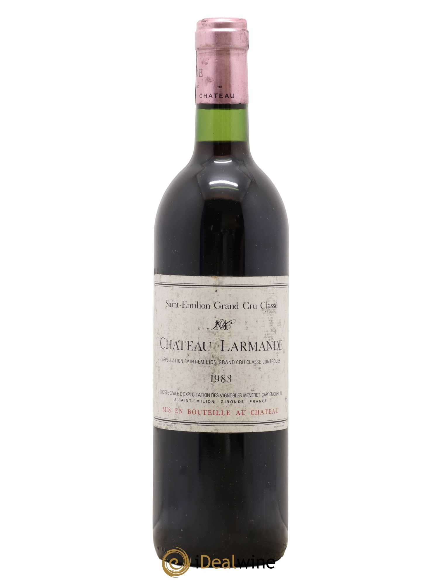 Château Larmande Grand Cru Classé 1983 - Lot de 1 bouteille - 0