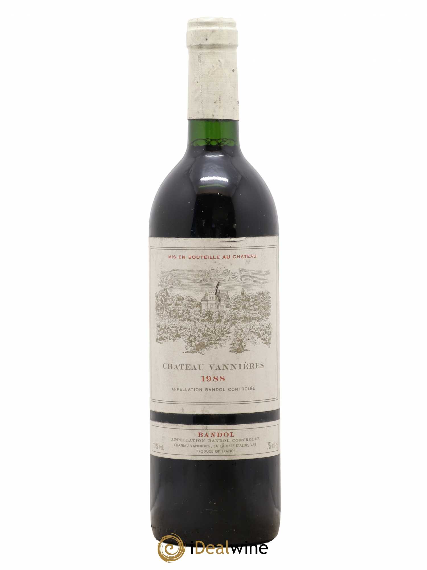 Bandol Château Vannières Éric et Charles-Éric Boisseaux 1988 - Lot de 1 bouteille - 0