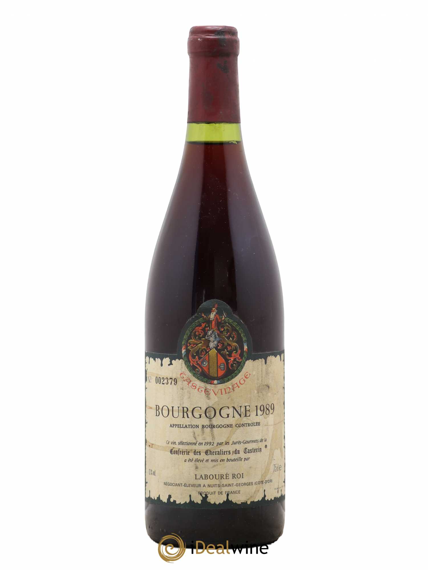 Bourgogne Tastevinage Labouré Roi 1989 - Lot de 1 bouteille - 0