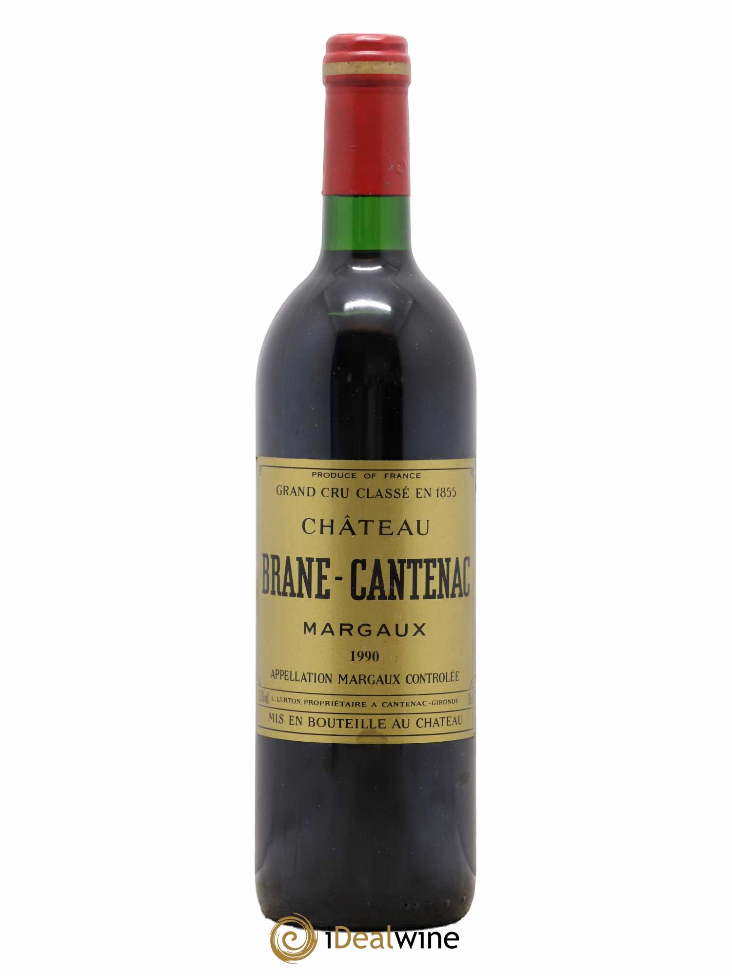 Château Brane Cantenac 2ème Grand Cru Classé 1990 - Lot de 1 bouteille - 0