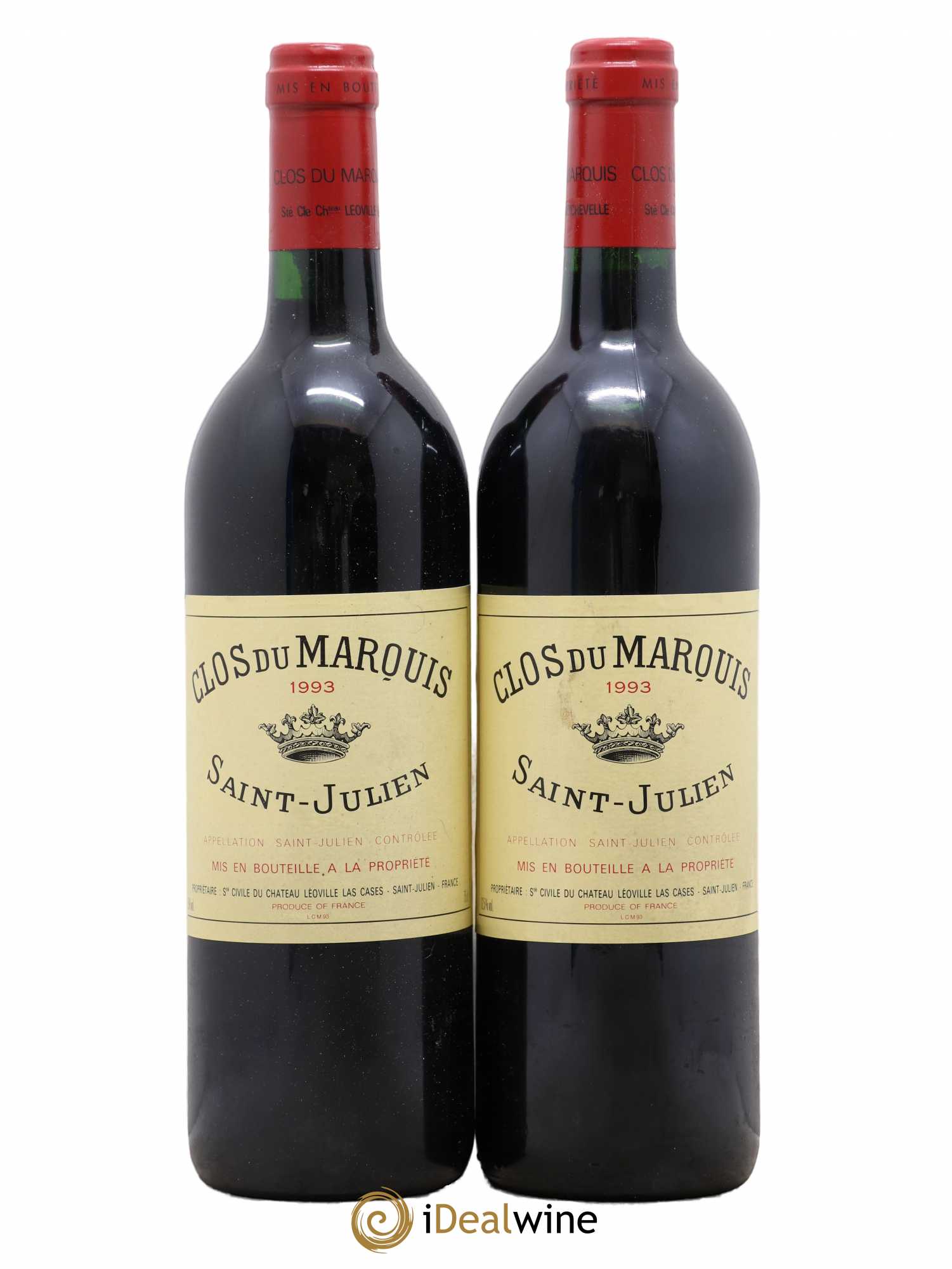 Clos du Marquis 1993 - Lot de 2 bouteilles - 0