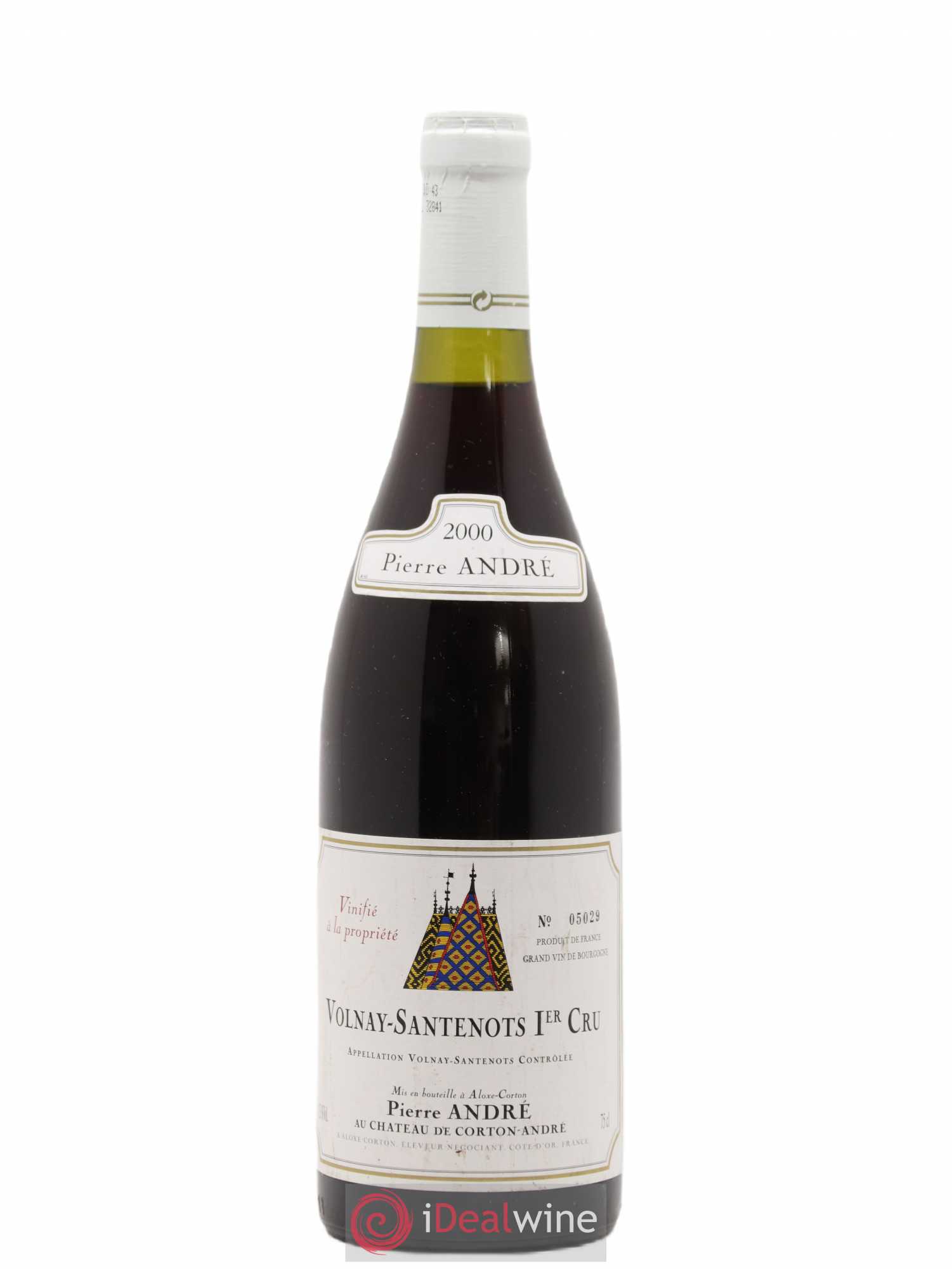 Volnay 1er Cru Santenots Pierre Andre 2000 - Posten von 1 Flasche - 0