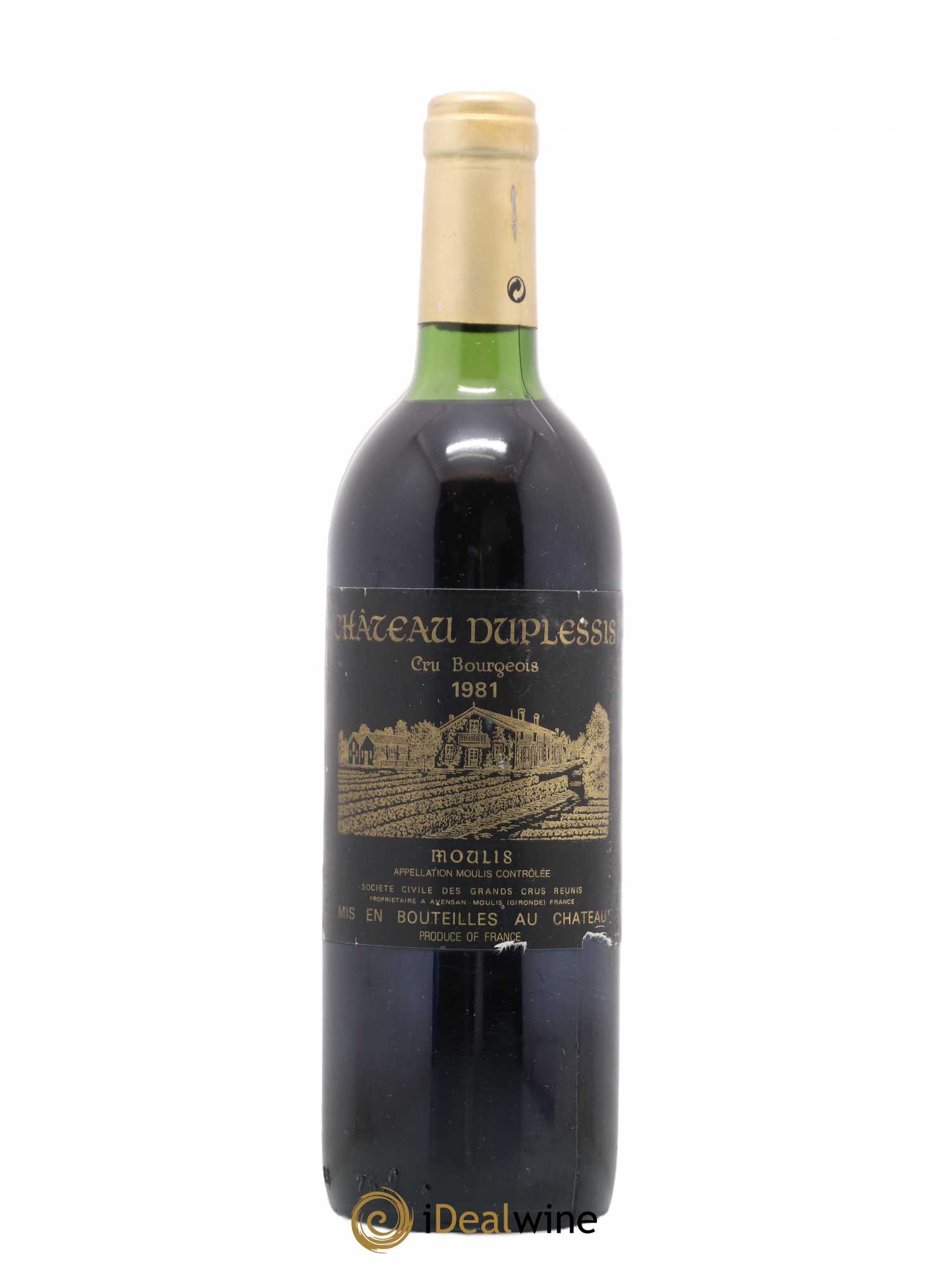 Château Duplessis Fabre Cru Bourgeois 1981 - Lot de 1 bouteille - 0