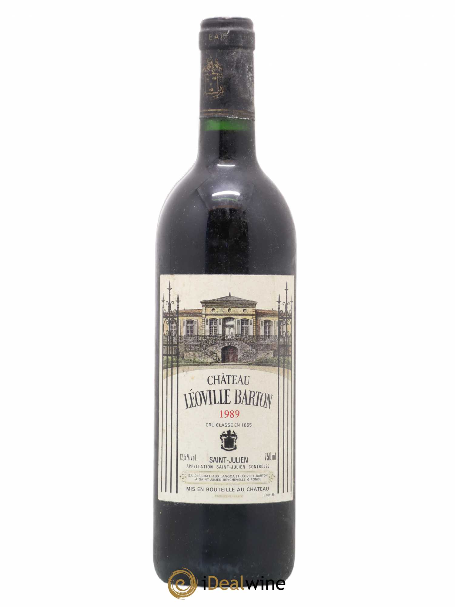 Château Léoville Barton 2ème Grand Cru Classé 1989 - Lot de 1 bouteille - 0