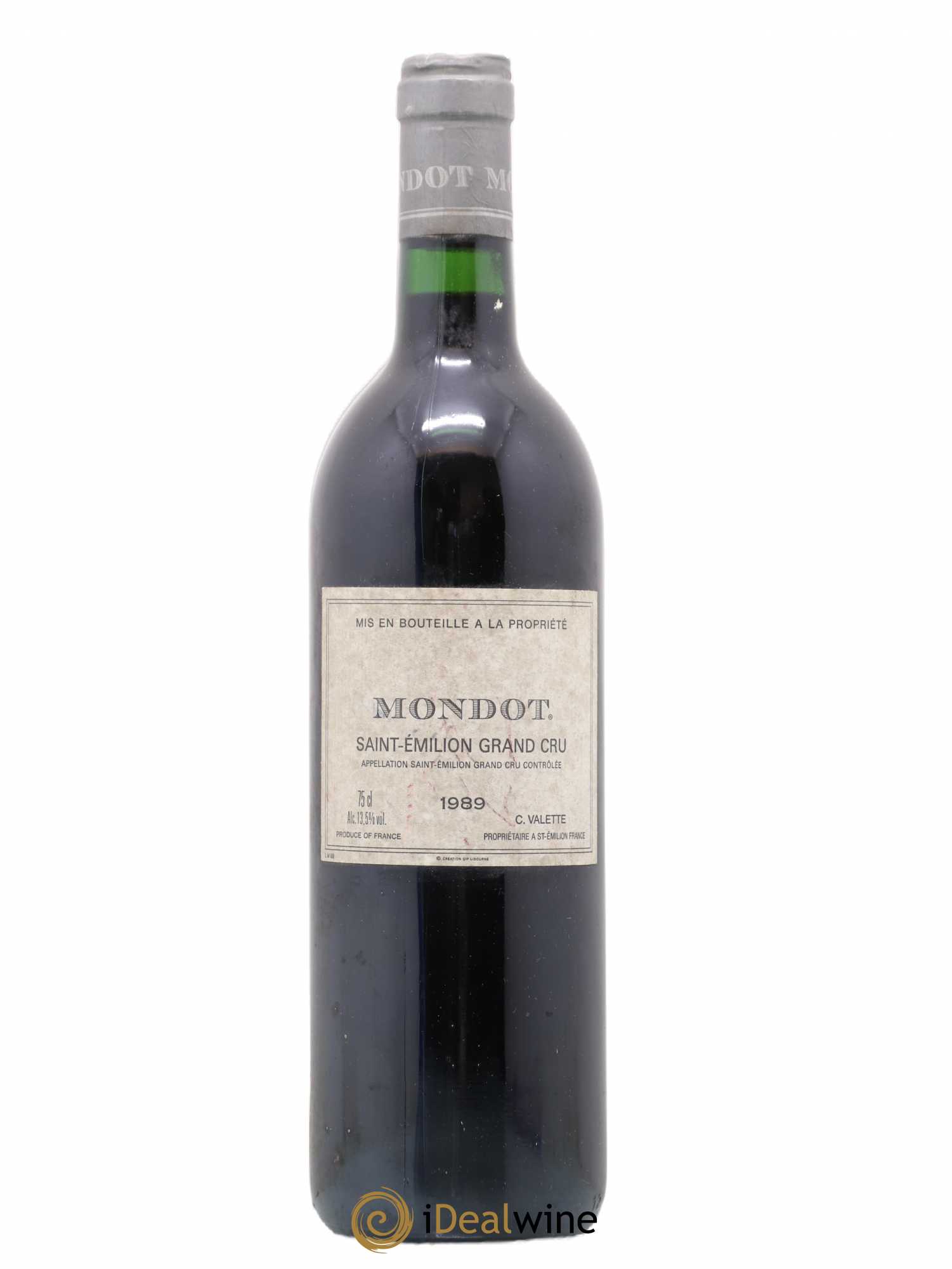 Mondot Second Vin 1989 - Lot de 1 bouteille - 0