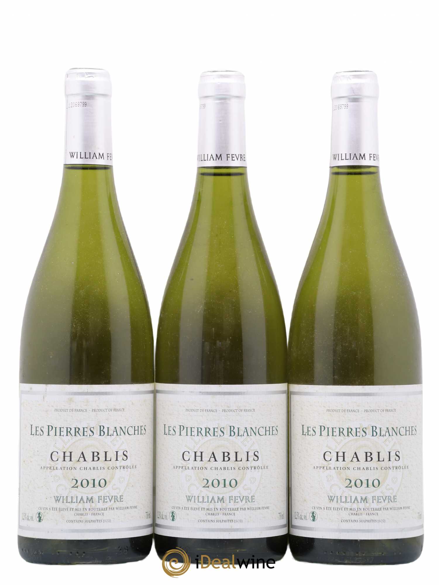 Chablis William Fèvre Les Roches Dorées 2010 - Lot de 3 bouteilles - 0