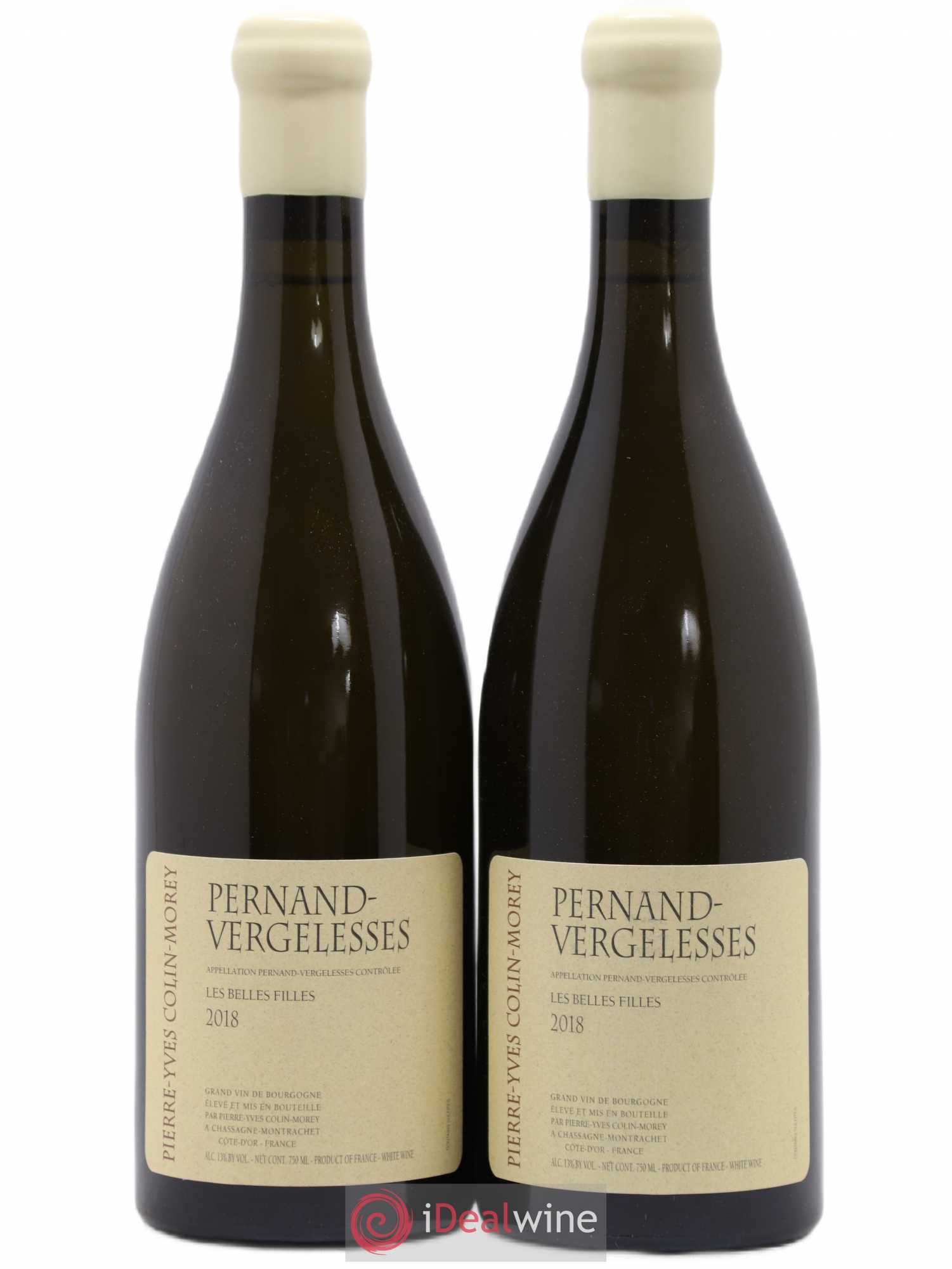 Pernand-Vergelesses Les Belles Filles Pierre-Yves Colin Morey 2018 - Lot de 2 bouteilles - 0