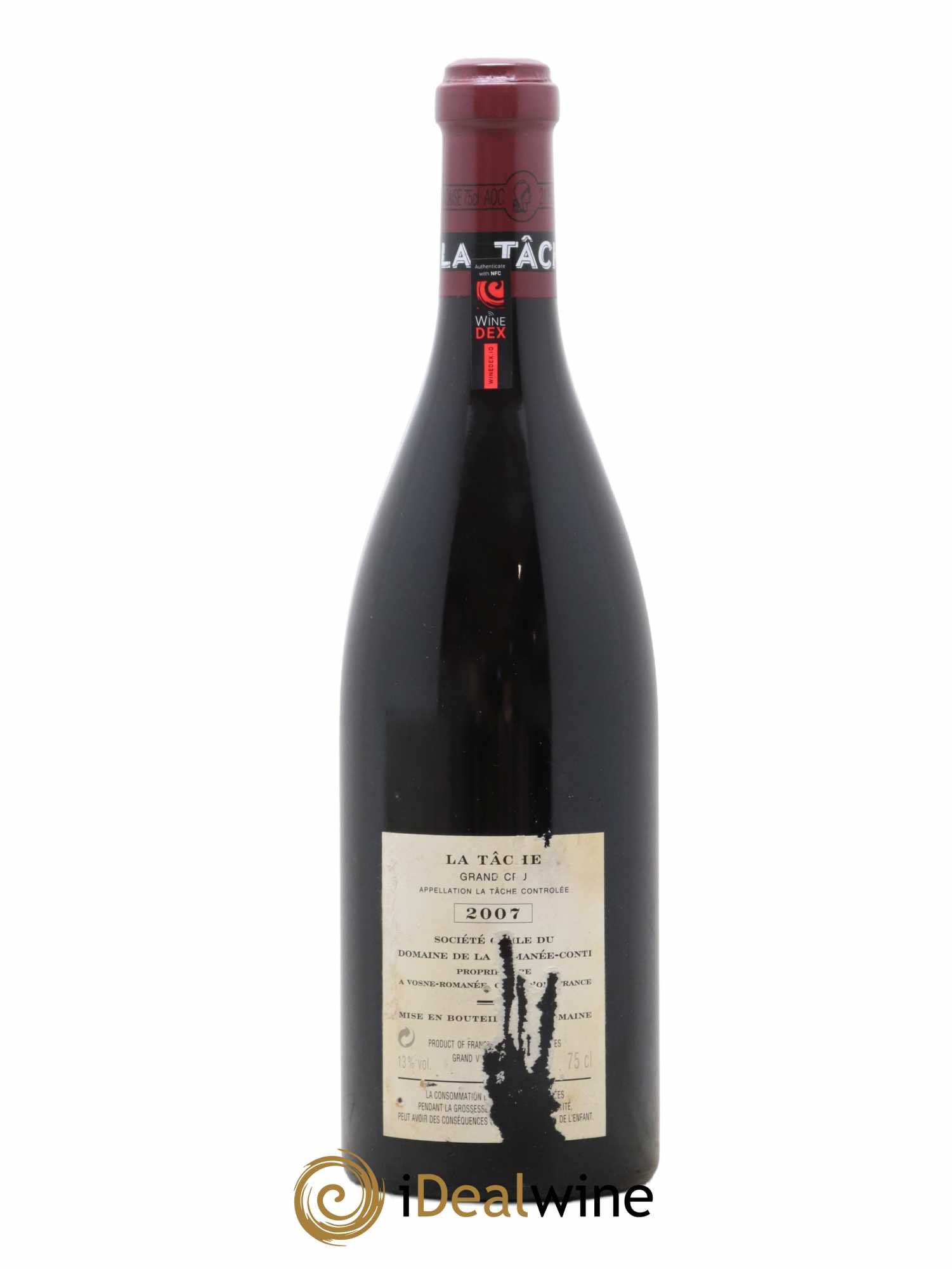 La Tâche Grand Cru Domaine de la Romanée-Conti 2007 - Lot of 1 bottle - 1