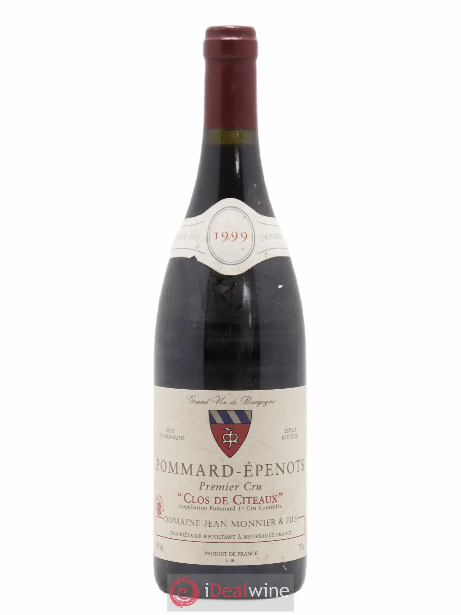 Pommard 1er Cru Epenots Clos De Citeaux Jean Monnier 1999 - Posten von 1 Flasche - 0
