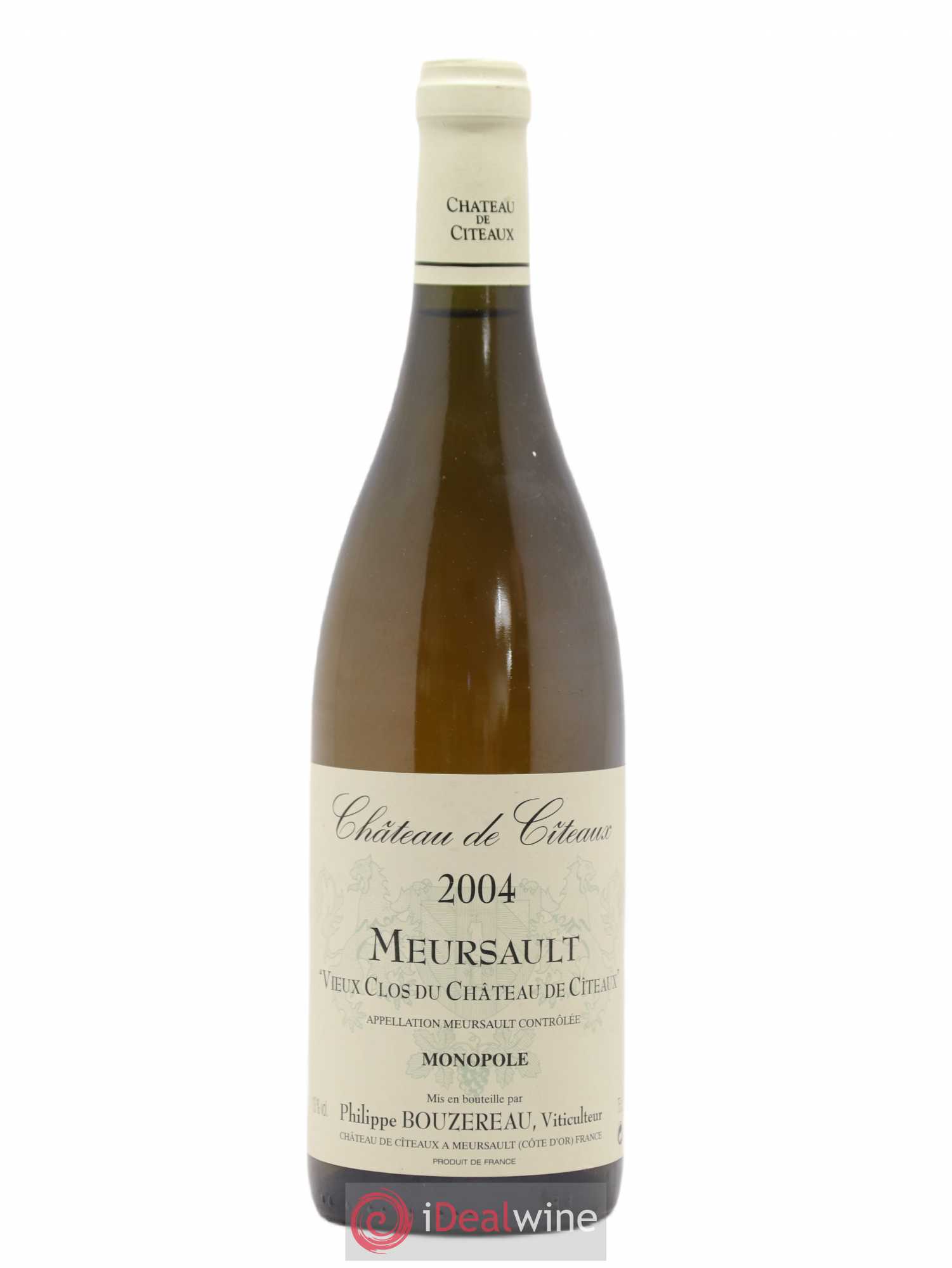 Meursault Vieux Clos du Château de Citeaux Philippe Bouzereau 2004 - Posten von 1 Flasche - 0