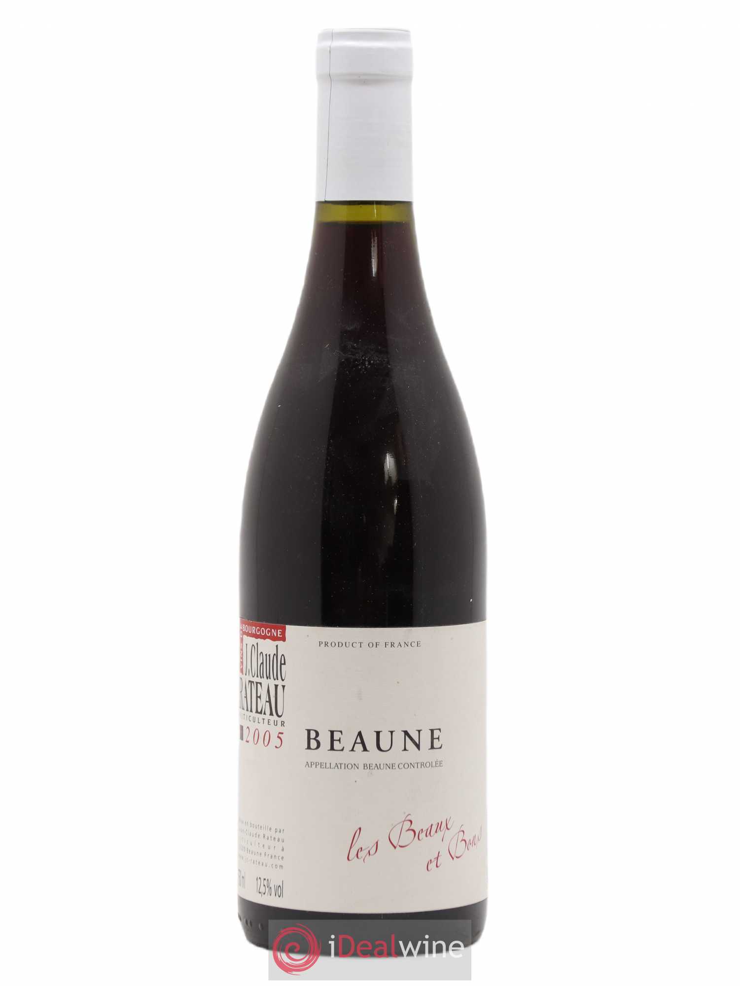Beaune Les Beaux et Bons Jean-Claude Rateau 2005 - Posten von 1 Flasche - 0