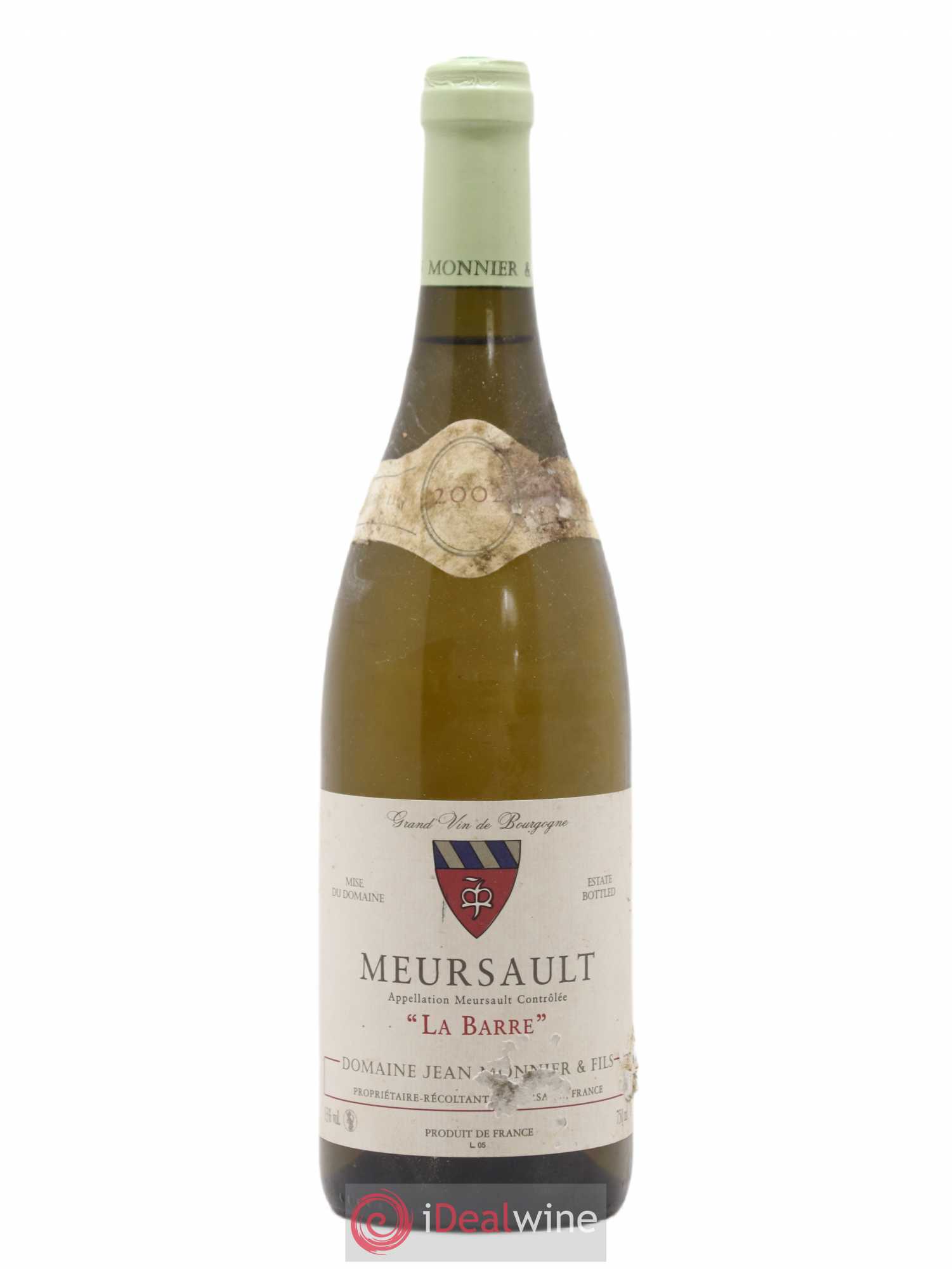 Meursault La Barre Jean Monnier 2002 - Posten von 1 Flasche - 0