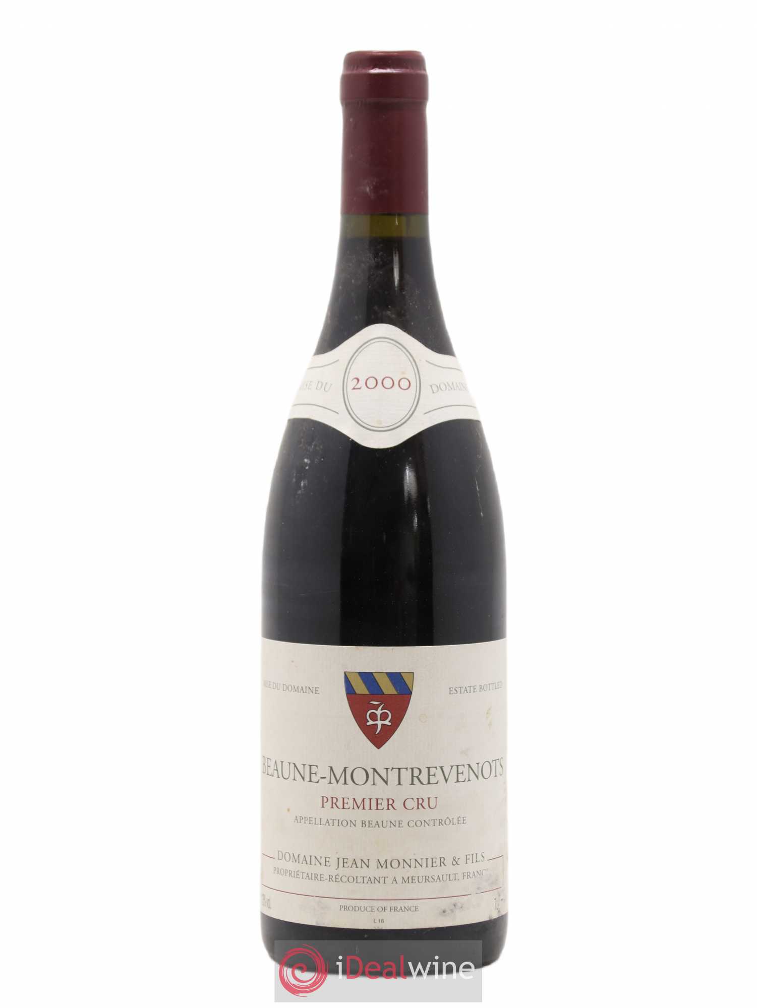 Beaune 1er Cru Montrevenots Jean Monnier 2000 - Posten von 1 Flasche - 0