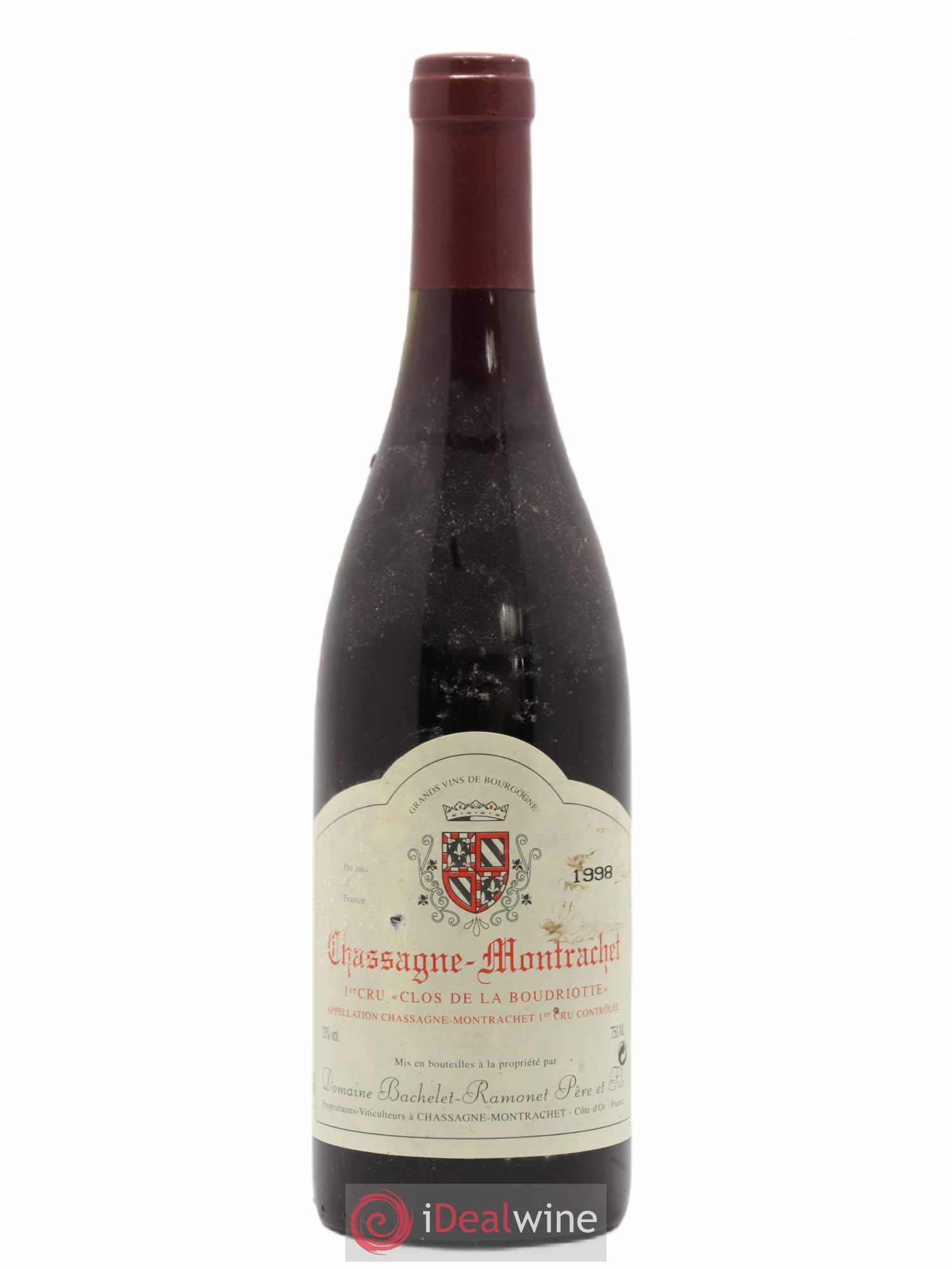 Chassagne-Montrachet 1er Cru Clos de la Boudriotte Bachelet-Ramonet (Domaine) 1998 - Lot de 1 bouteille - 0