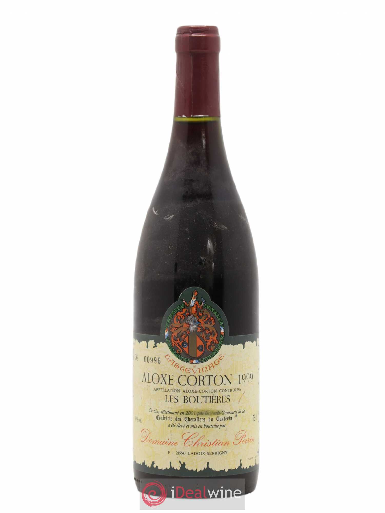 Aloxe-Corton Les Boutieres Christian Perrin Tastevinage 1999 - Posten von 1 Flasche - 0