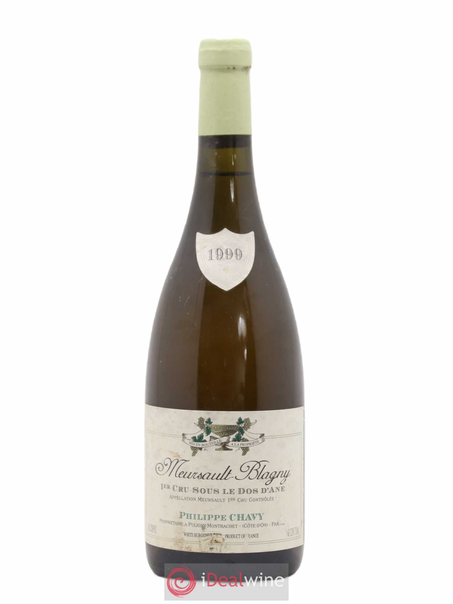 Meursault 1er Cru Blagny Sous Le Dos D'Ane Philippe Chavy 1999 - Posten von 1 Flasche - 0