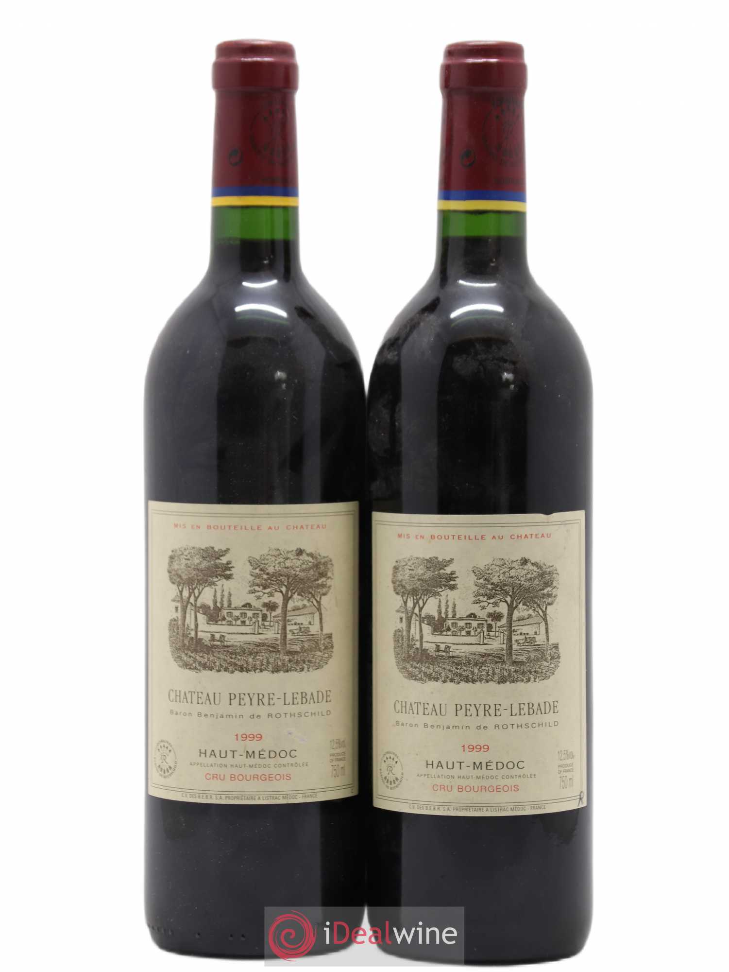Haut Médoc Chateau Peyre Lebade (sans prix de réserve) 1999 - Lotto di 2 bottiglie - 0