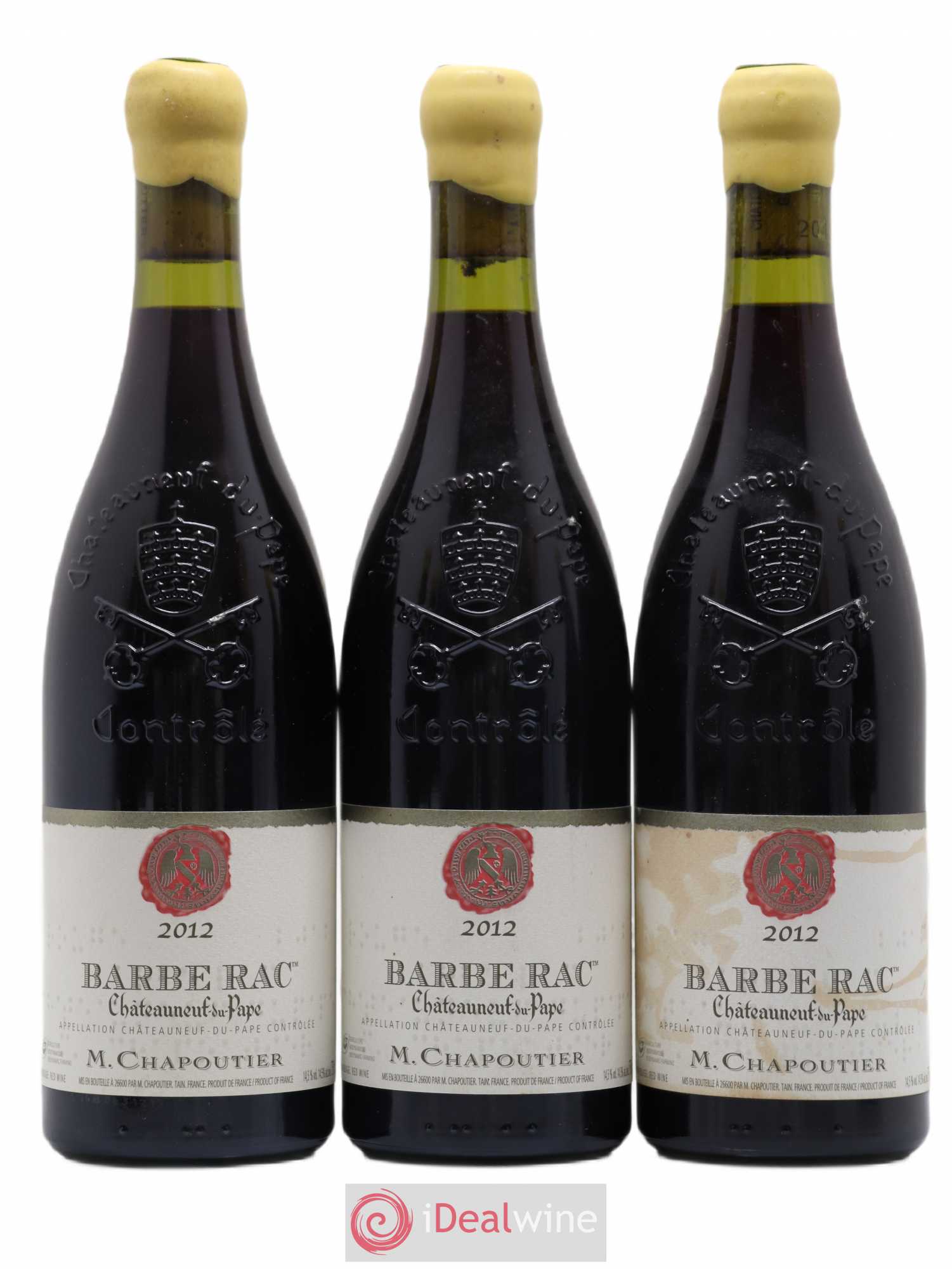 Châteauneuf-du-Pape Barbe Rac Chapoutier 2012 - Lot de 6 bouteilles - 2