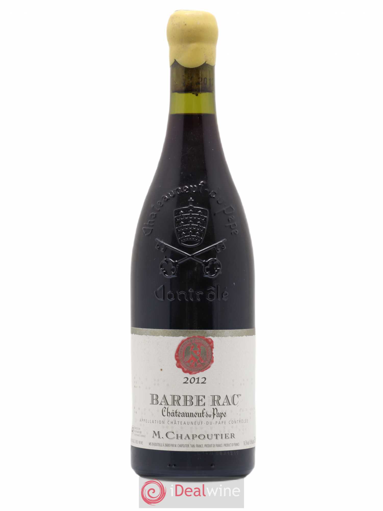 Châteauneuf-du-Pape Barbe Rac Chapoutier 2012 - Posten von 1 Flasche - 0