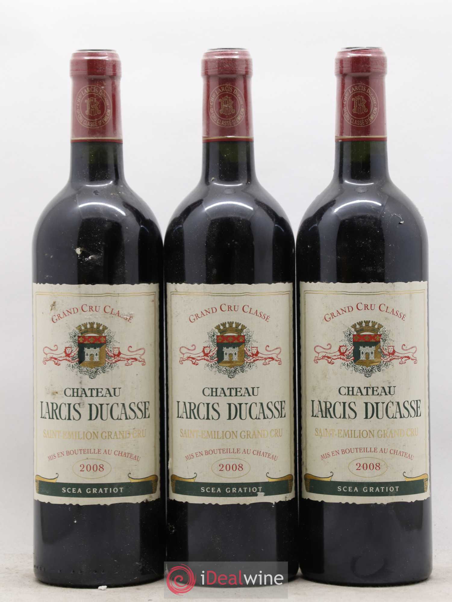 Château Larcis Ducasse 1er Grand Cru Classé B 2008 - Lot de 6 bouteilles - 1