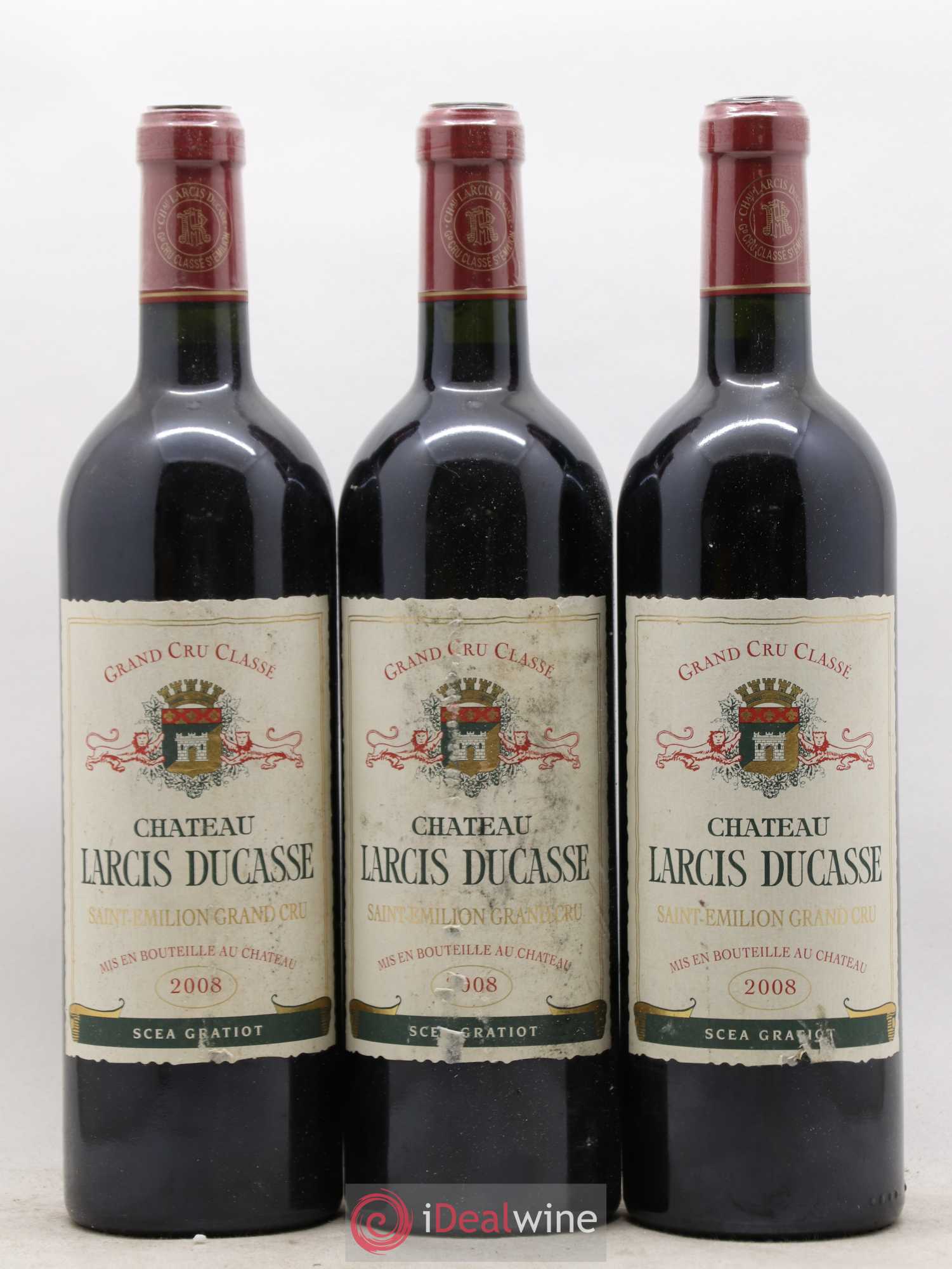Château Larcis Ducasse 1er Grand Cru Classé B 2008 - Lot de 6 bouteilles - 2